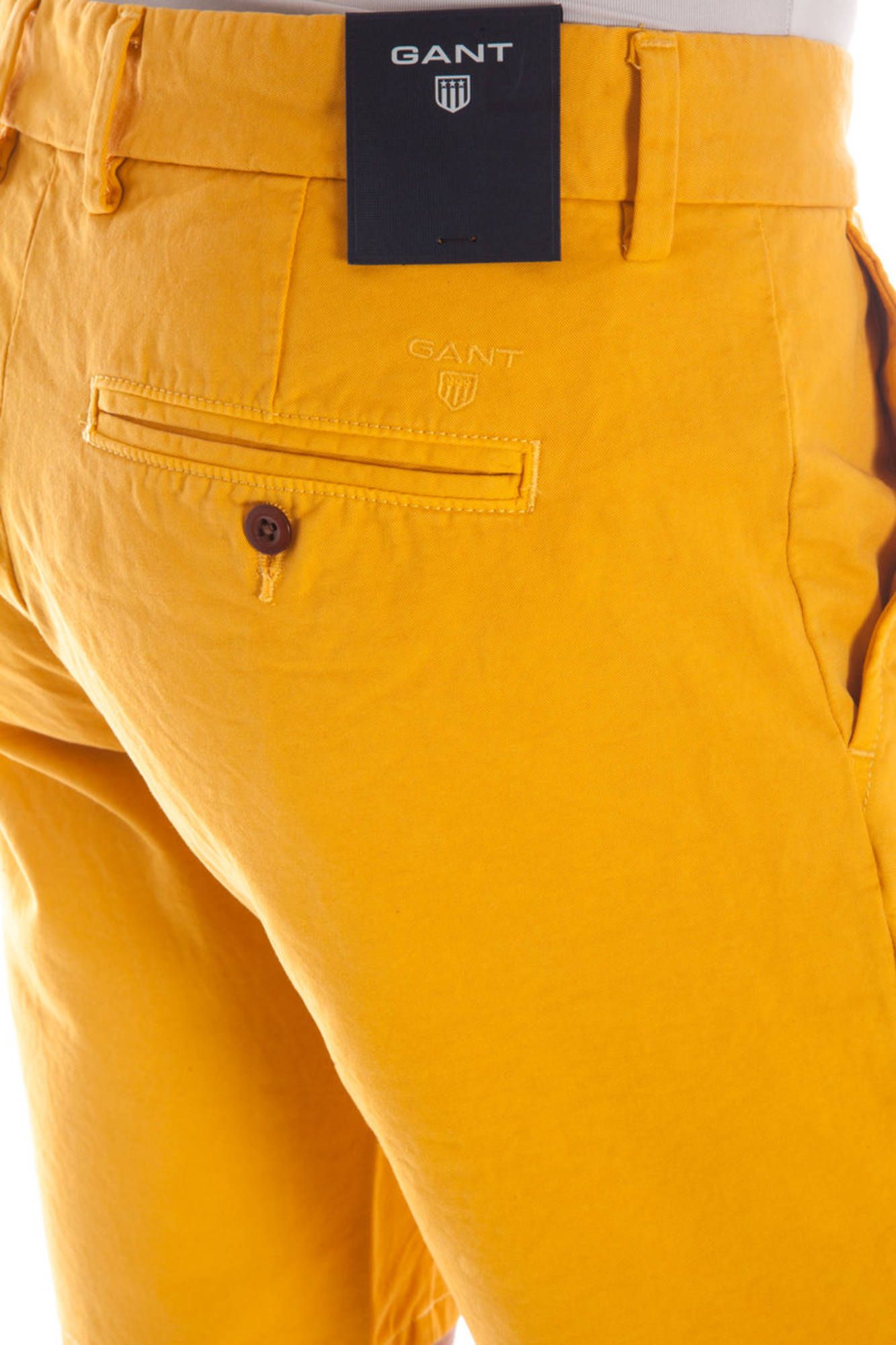 GANT Bermuda-Hose Herren – Gelbe Sommerhose aus 100% Baumwolle | soulluna.de Gelb