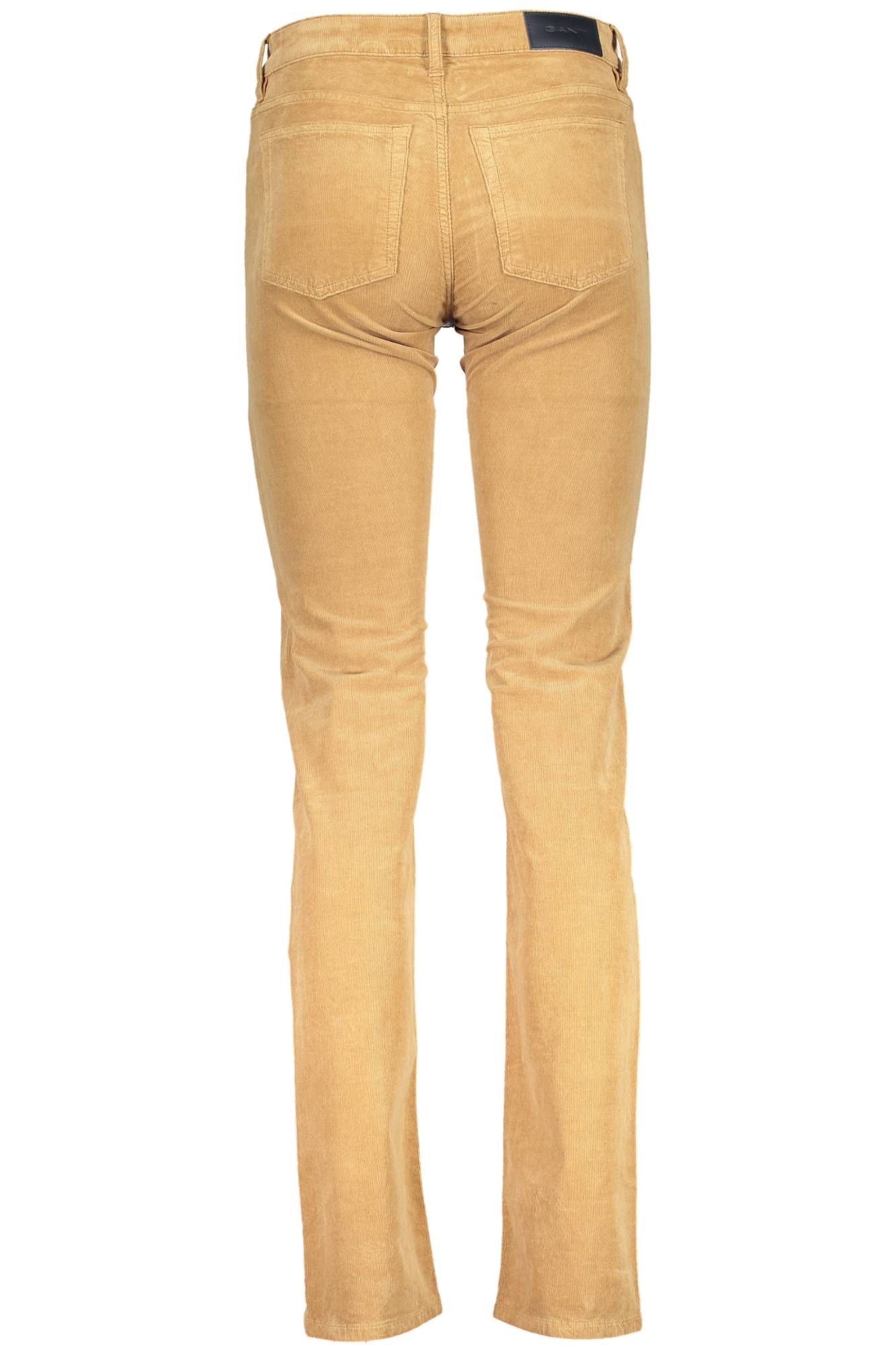 GANT Damen Hose Braun – 5-Pocket Design aus Baumwolle für Herbst/Winter Braun