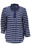 GANT Poloshirt Damen mit 3/4-Ärmeln – Viskose Shirt für Frühjahr & Sommer Blau