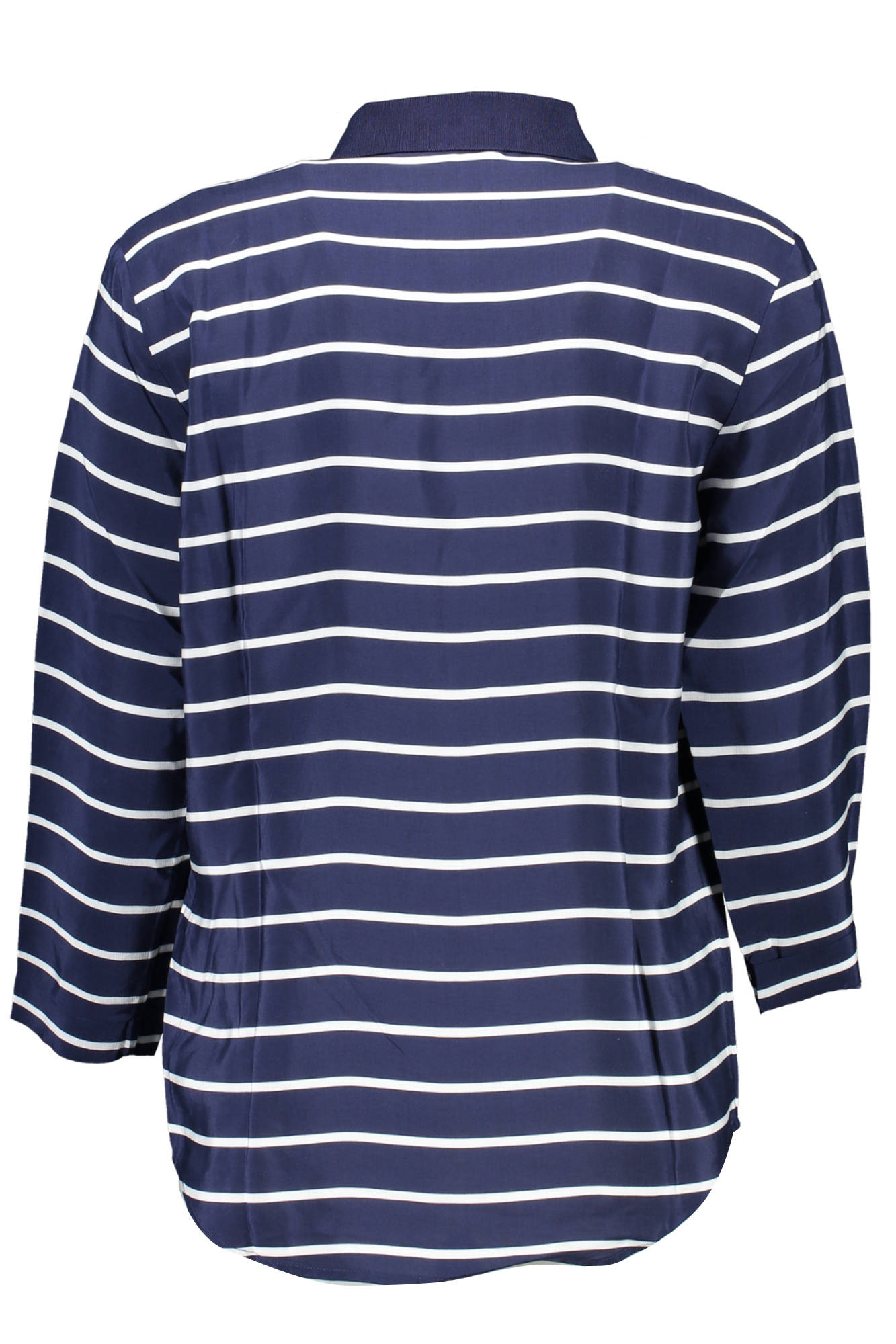 GANT Poloshirt Damen mit 3/4-Ärmeln – Viskose Shirt für Frühjahr & Sommer Blau