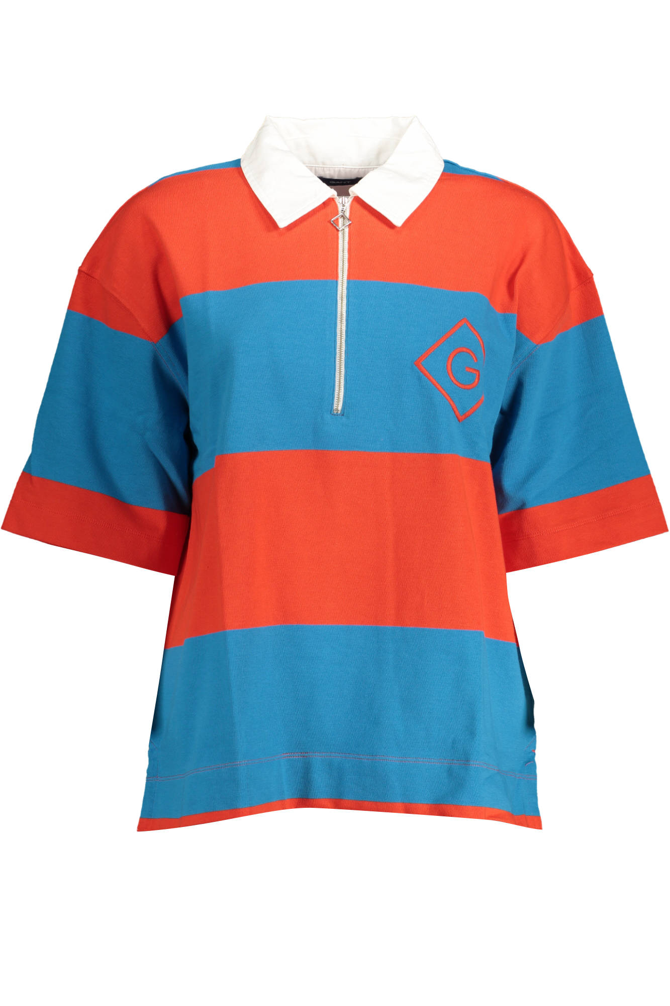 GANT Damen Polohemd Kurzarm Rot – Bio-Baumwolle mit Logo-Stickerei | soulluna.de Rot