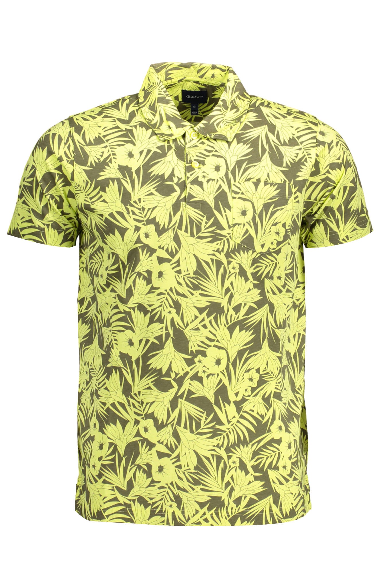 GANT Poloshirt Herren – Gelbes Kurzarm-Shirt aus 100% Baumwolle für Sommer Gelb