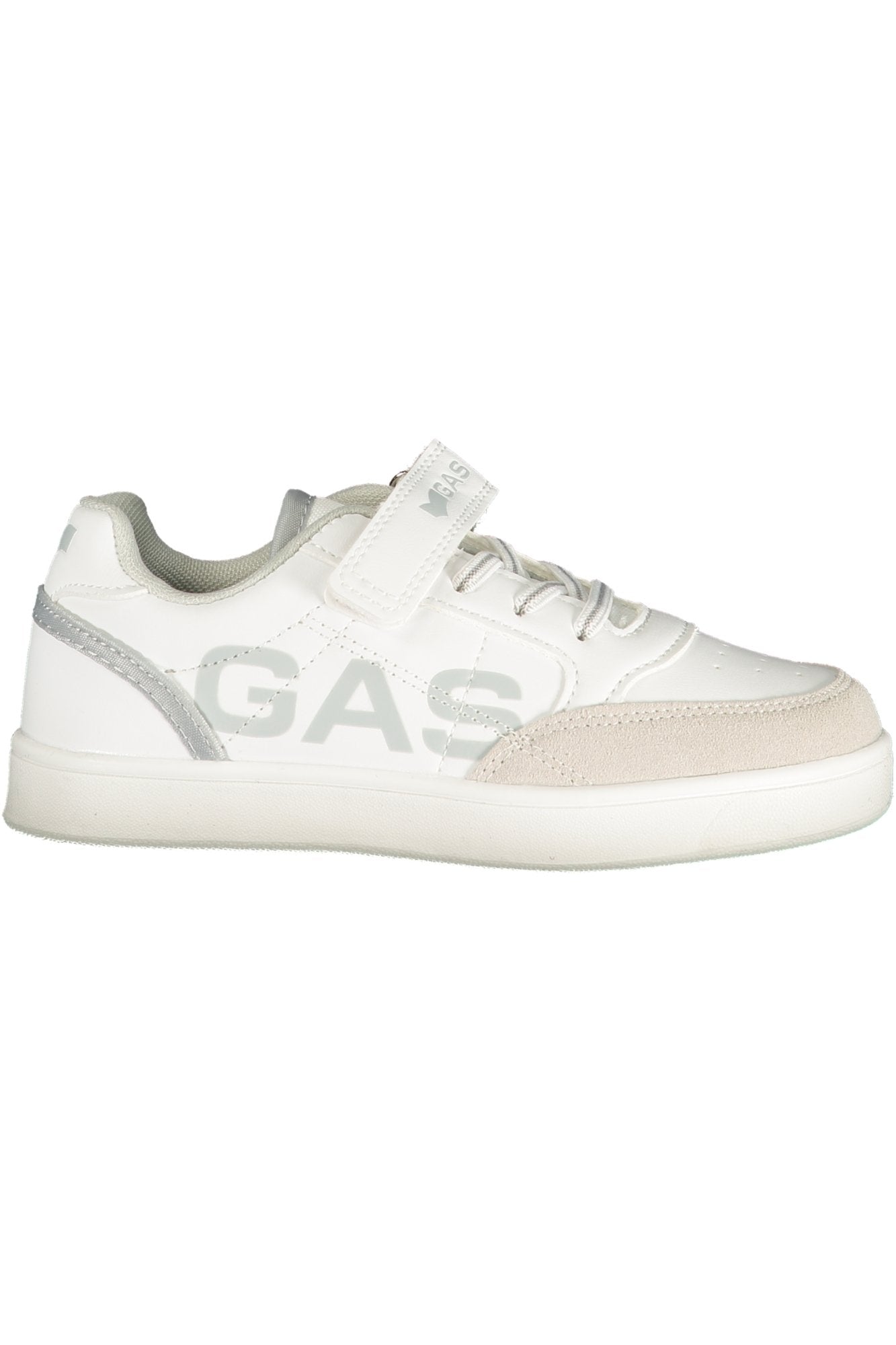 GAS Kinder Sneaker – Sportschuh mit Elastischen, sportlich Weiß