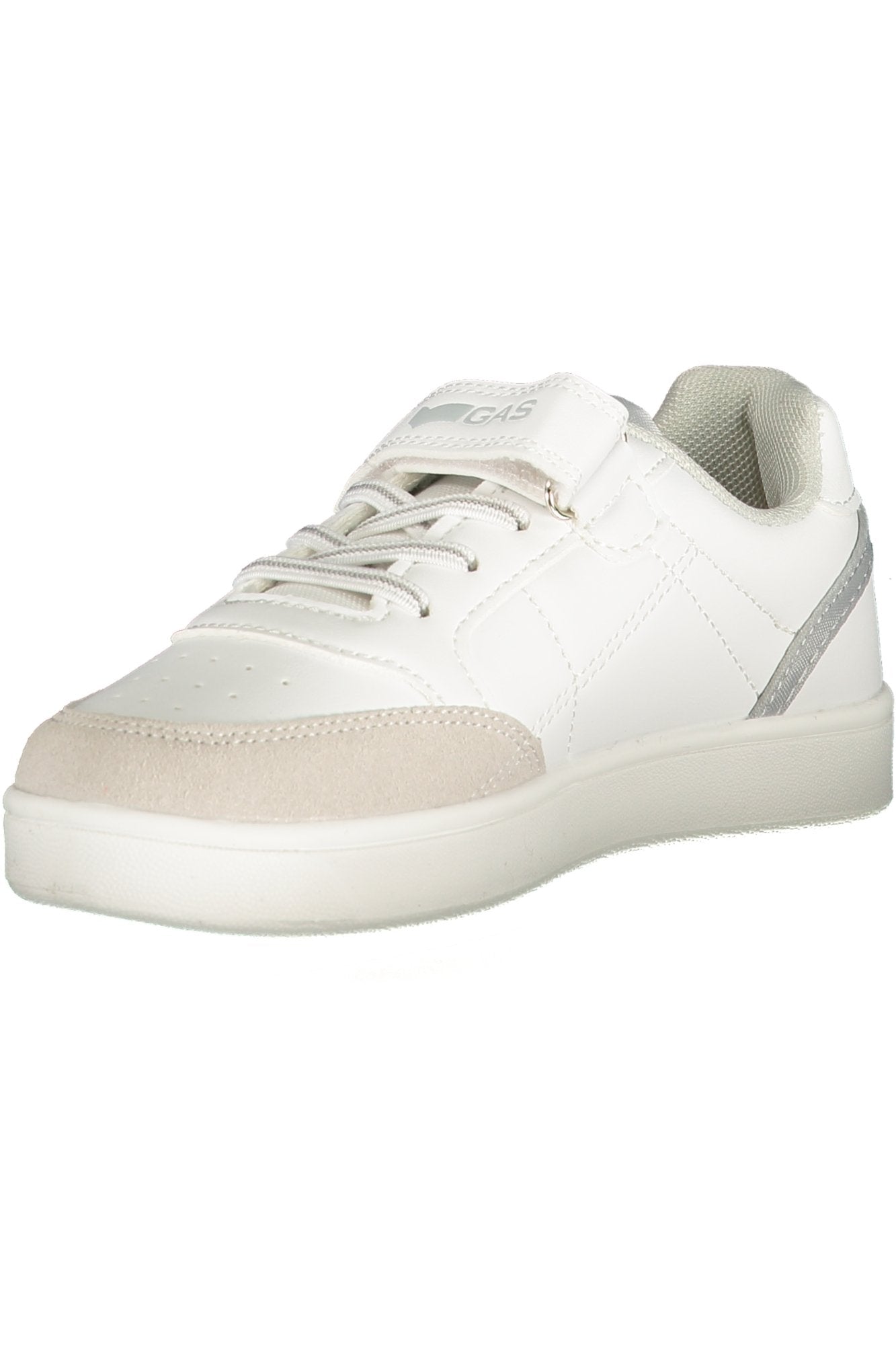 GAS Kinder Sneaker – Sportschuh mit Elastischen, sportlich Weiß