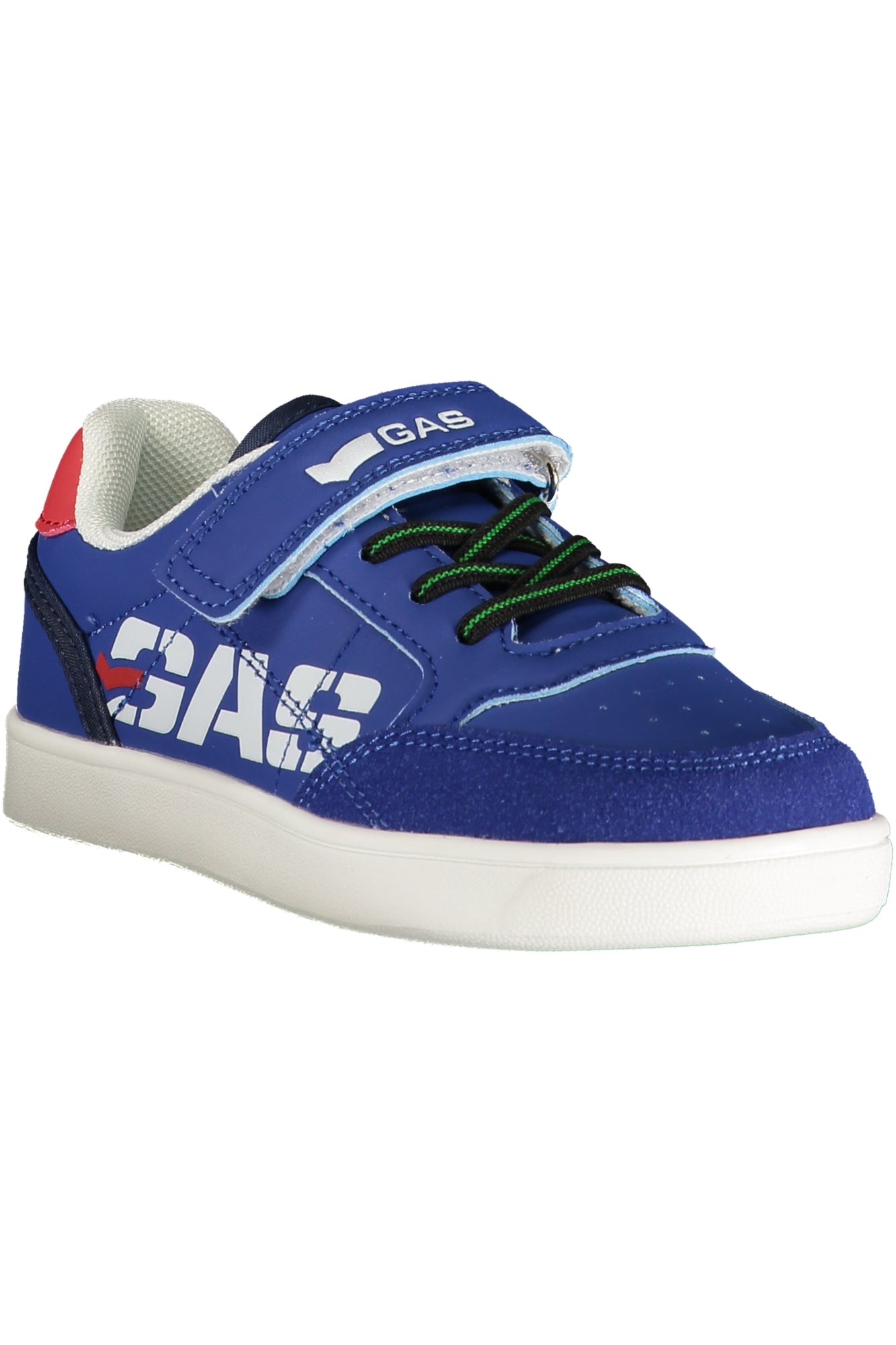 GAS Kinder Sneaker – Sportschuh mit Klettverschluss Blau