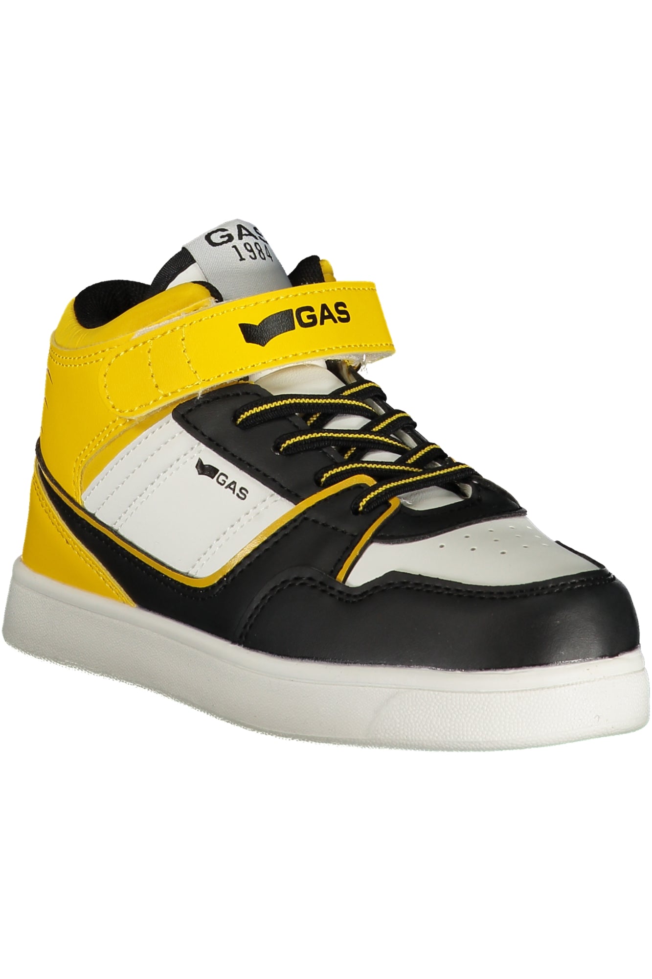 GAS Sportschuh für Jungen – Gelbe Sneaker mit elastischen Schnürsenkeln für Frühjahr/Sommer Gelb