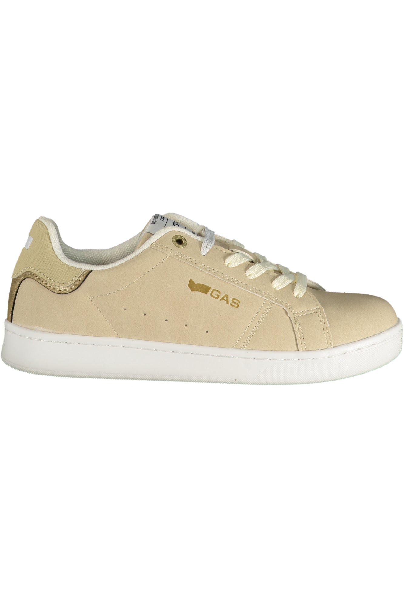 GAS Damen Sneaker – Sportschuh mit Schnürsenkeln, sportlich Beige