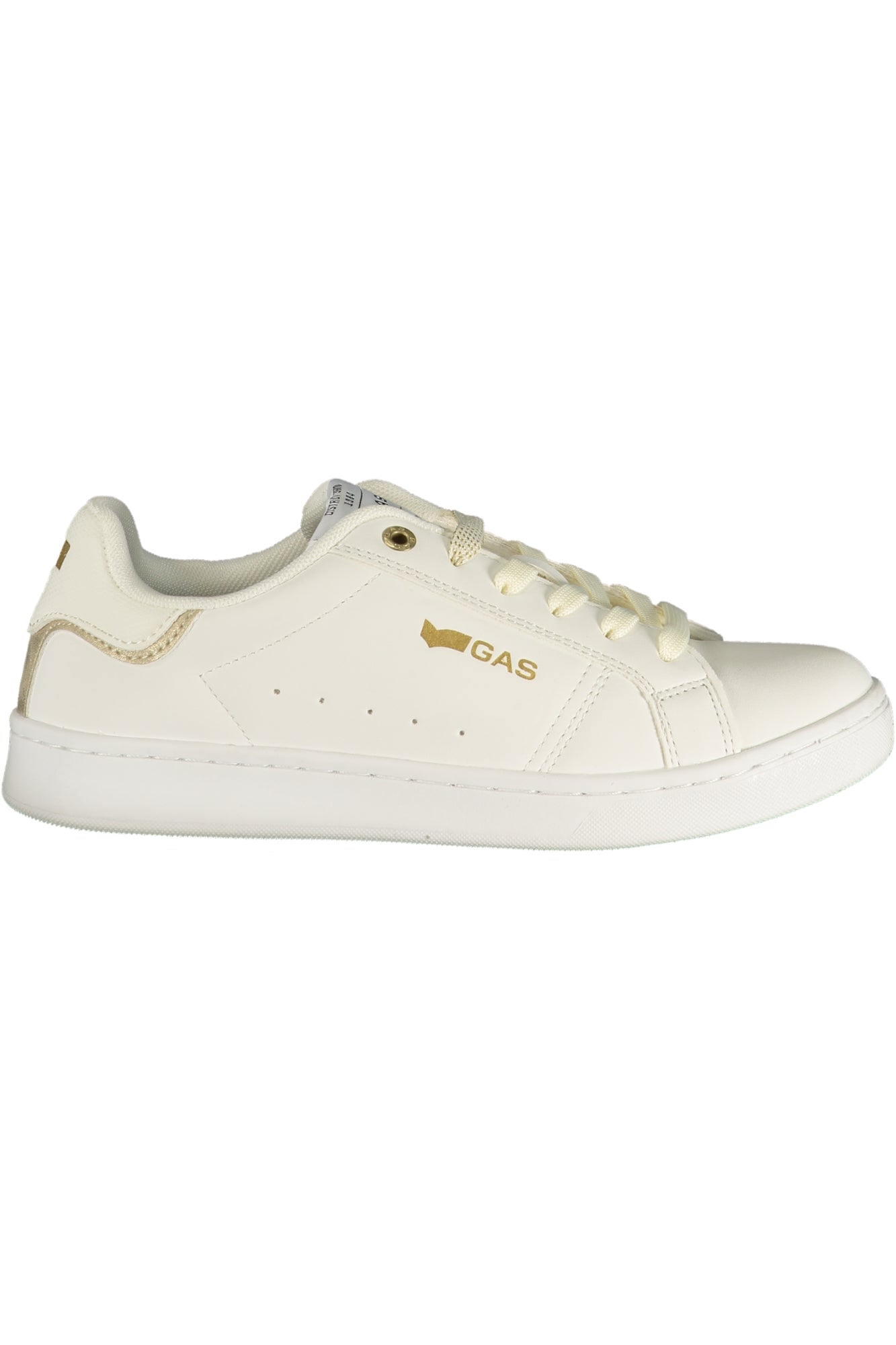 GAS Damen Sneaker – Sportschuh mit Schnürsenkeln, sportlich Weiß