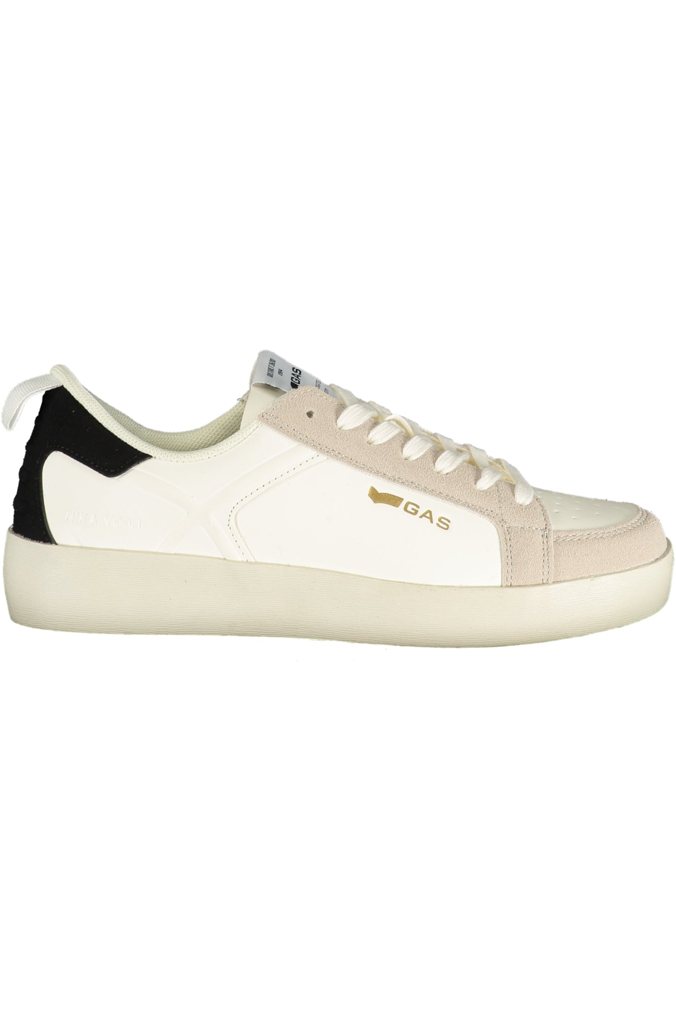 GAS Damen Sneaker – Sportschuh mit Schnürsenkeln, sportlich Weiß