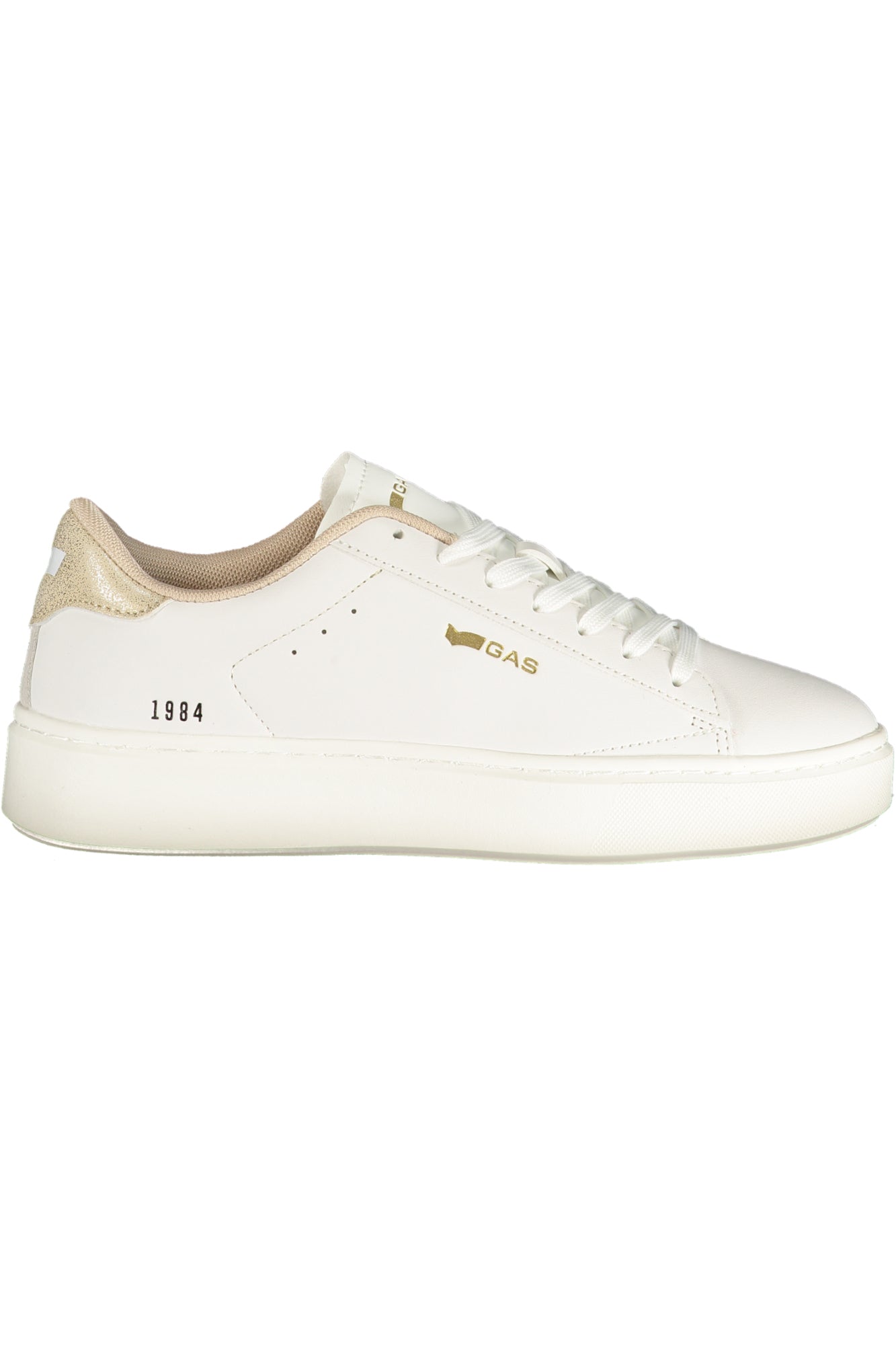 GAS Damen Sneaker – Leonard Ltx Sportschuh, sportlich Weiß