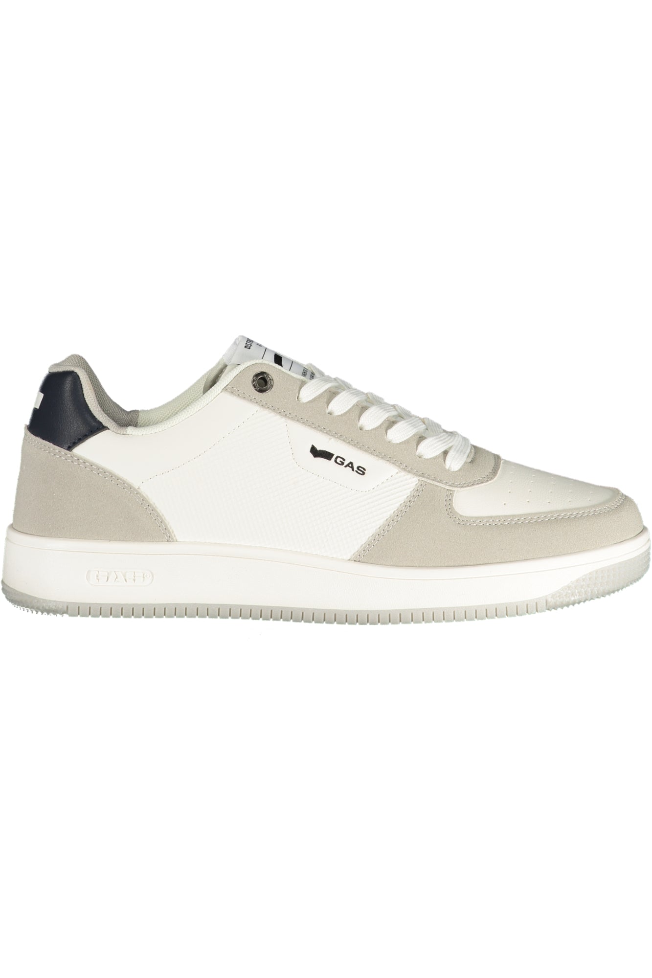 GAS Herren Sneaker – Sportschuh mit Schnürsenkeln, sportlich Weiß