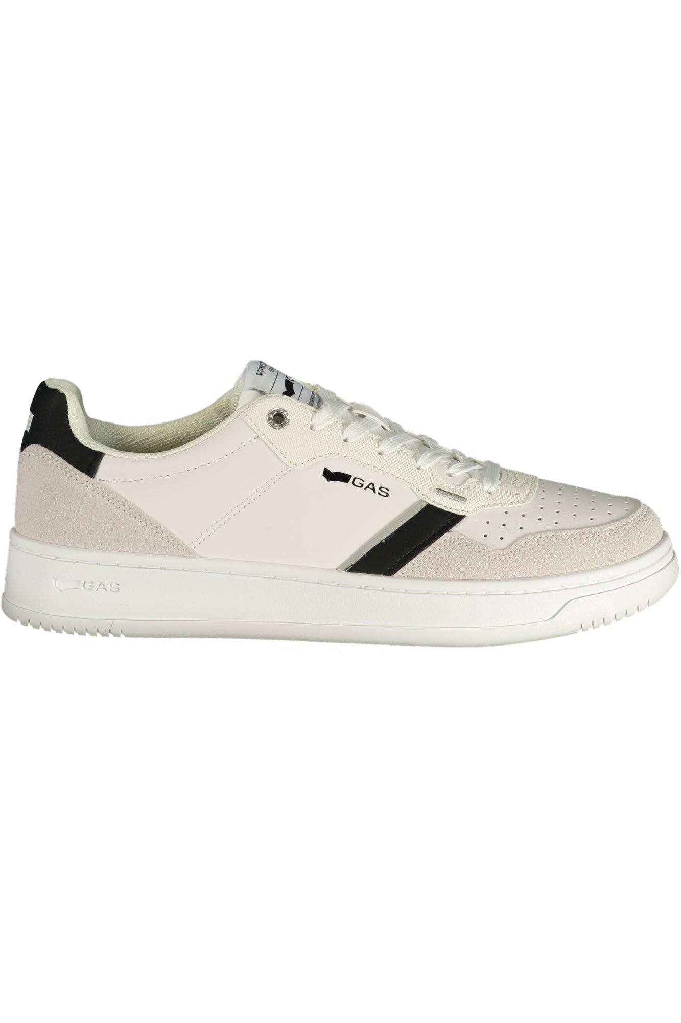 GAS Herren Sneaker – Sportschuh mit Schnürsenkeln, sportlich Weiß
