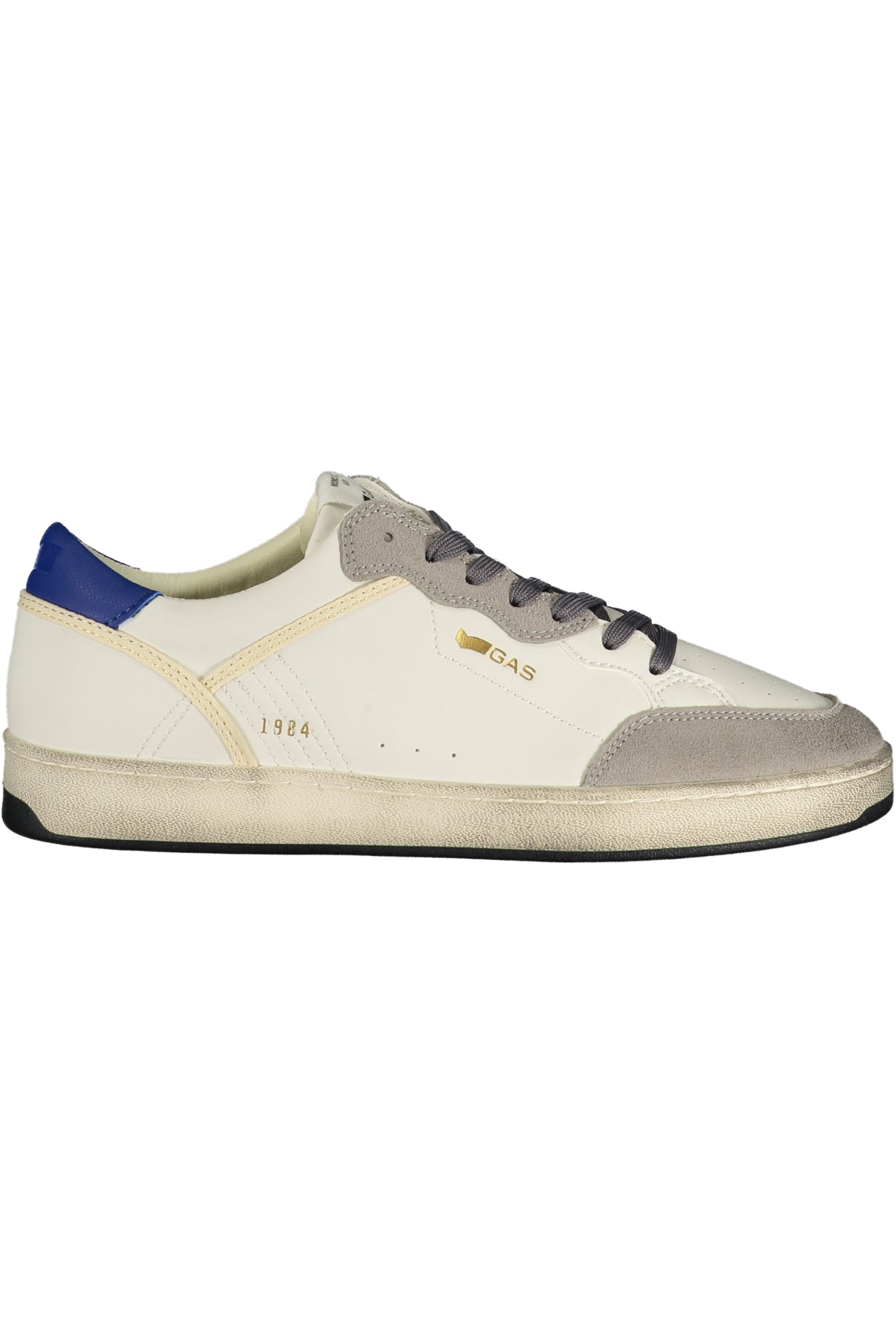 GAS Herren Sneaker – Sportschuh mit Schnürsenkeln, sportlich Weiß