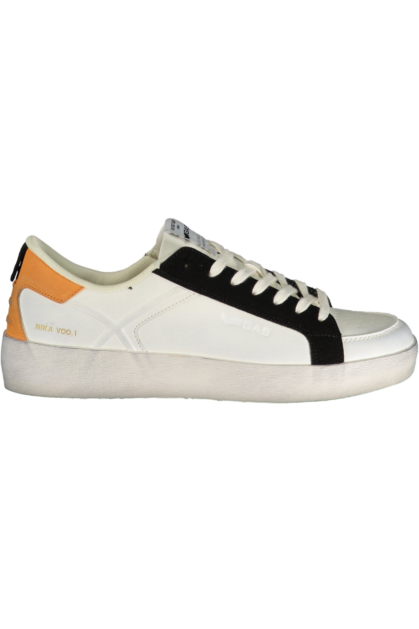GAS Herren Sneaker – Sportschuh mit Schnürsenkeln, sportlich Weiß