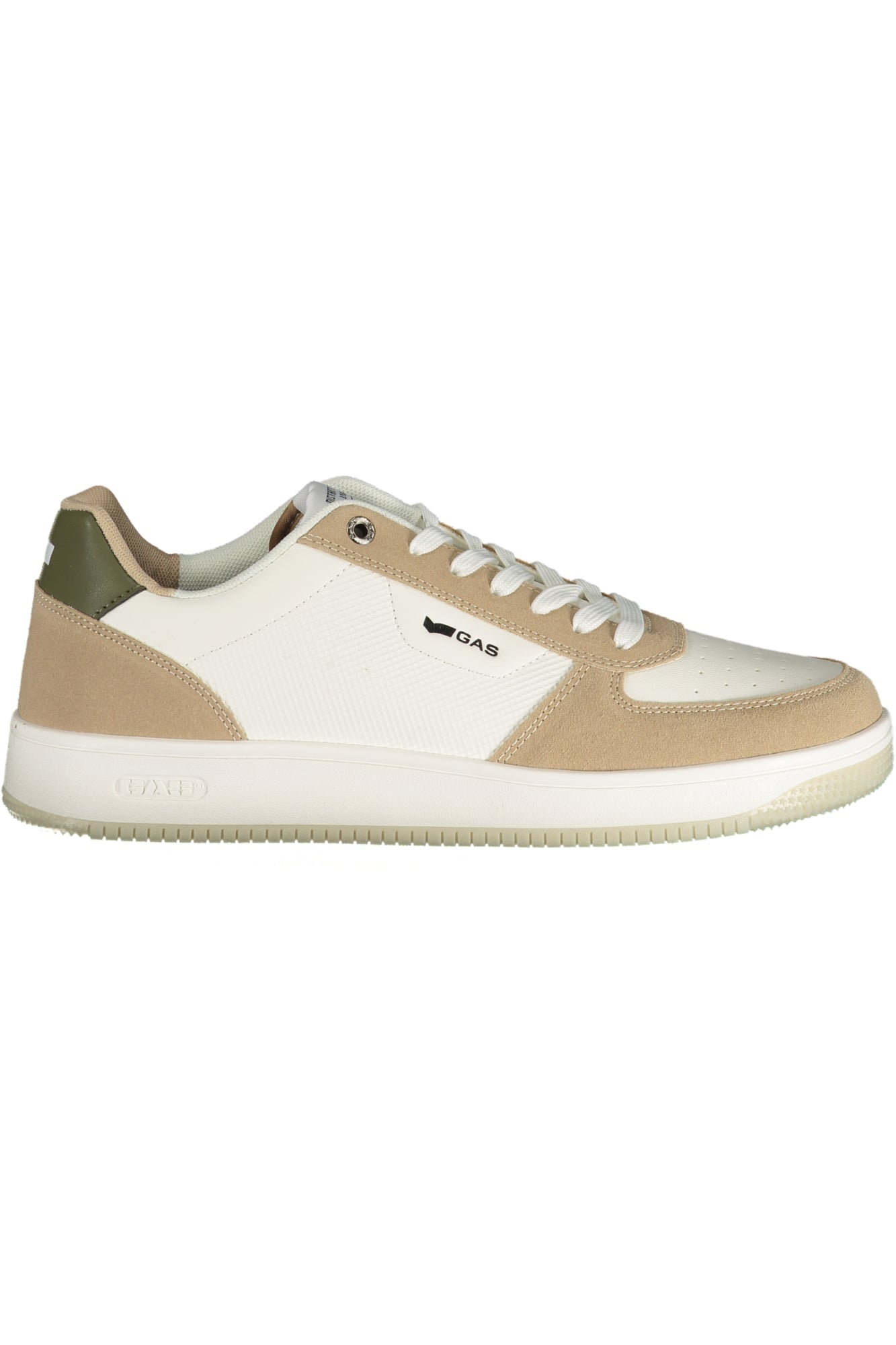 GAS Herren Sneaker – Sportschuh mit Schnürsenkeln, sportlich Weiß