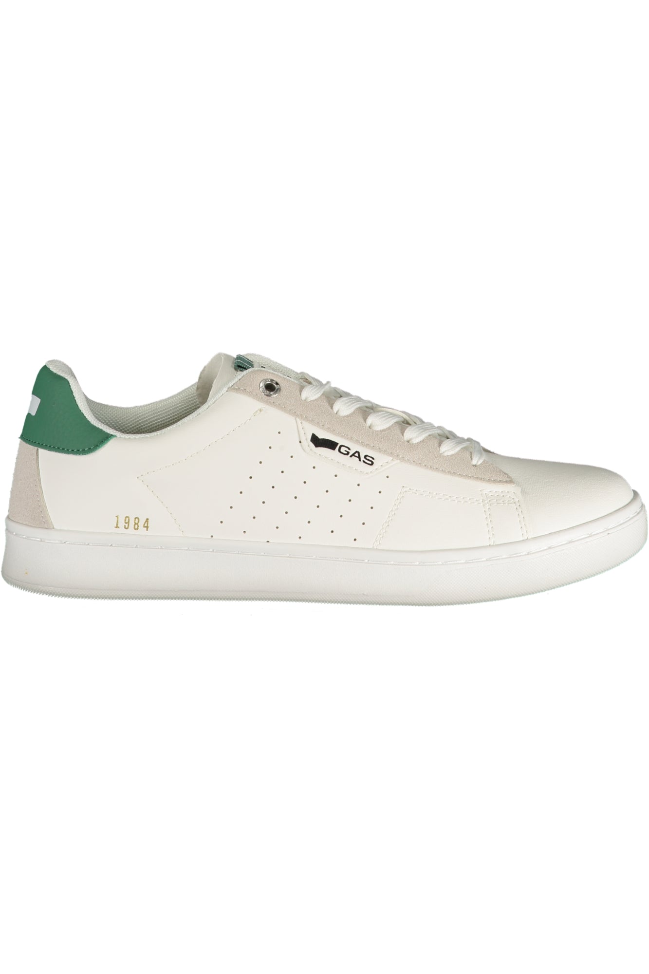 GAS Herren Sneaker – Sportschuh mit Schnürsenkeln, sportlich Weiß