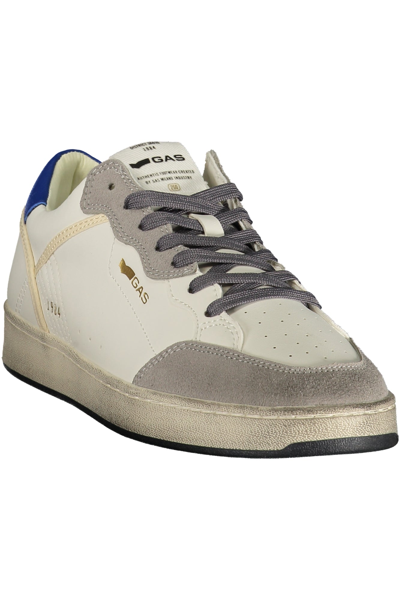 GAS Herren Sneaker – Sportschuh mit Schnürsenkeln, sportlich Weiß