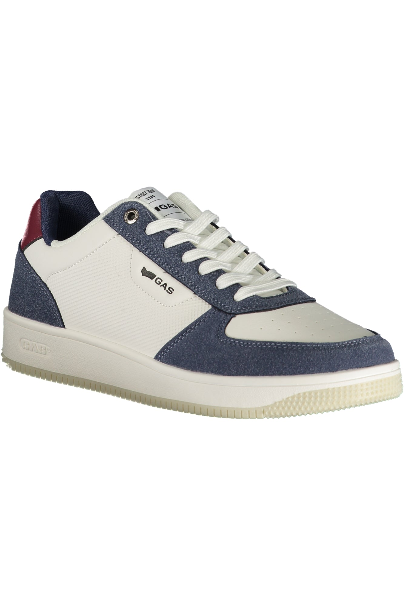 GAS Herren Sneaker – Sportschuh mit Schnürsenkeln, sportlich Weiß