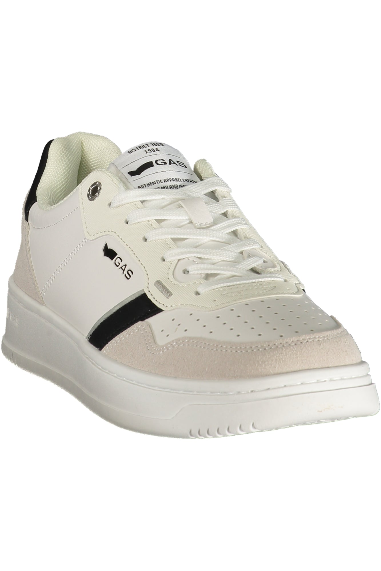 GAS Herren Sneaker – Sportschuh mit Schnürsenkeln, sportlich Weiß