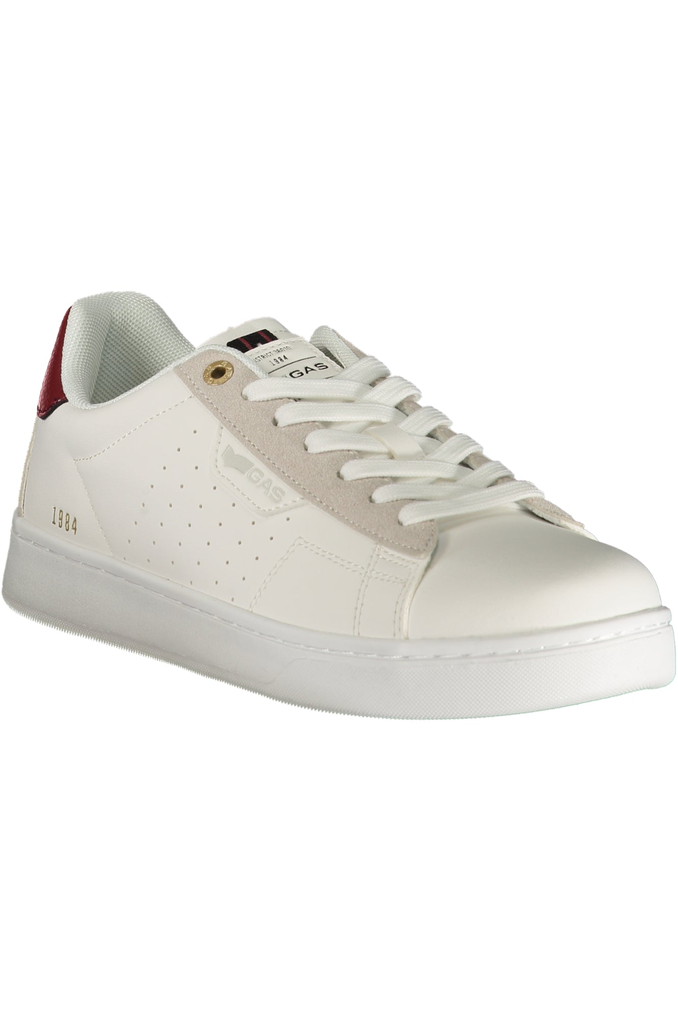 GAS Herren Sneaker – Sportschuh mit Schnürsenkeln, sportlich Weiß
