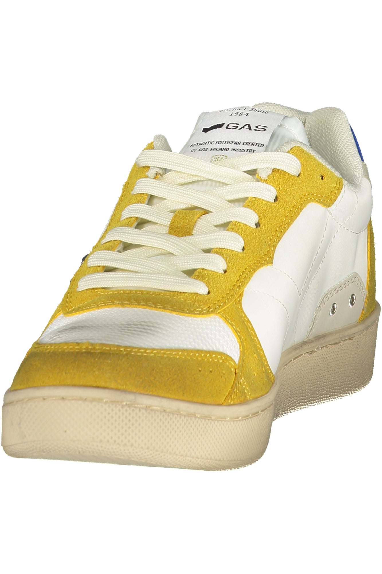 GAS Herren Sneaker – Sportschuh mit Schnürsenkeln, sportlich Weiß