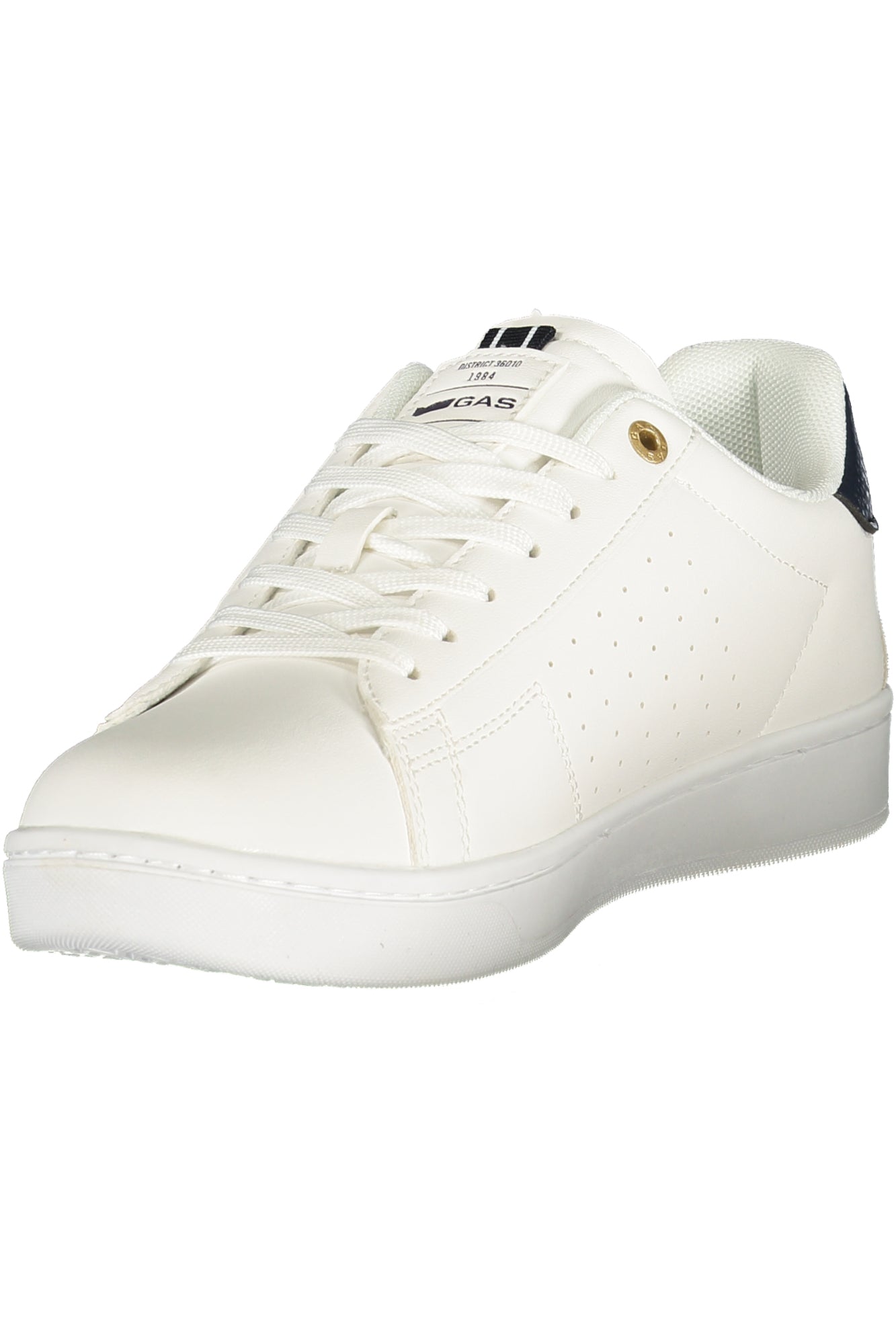 GAS Herren Sneaker – Sportschuh mit Schnürsenkeln, sportlich Weiß