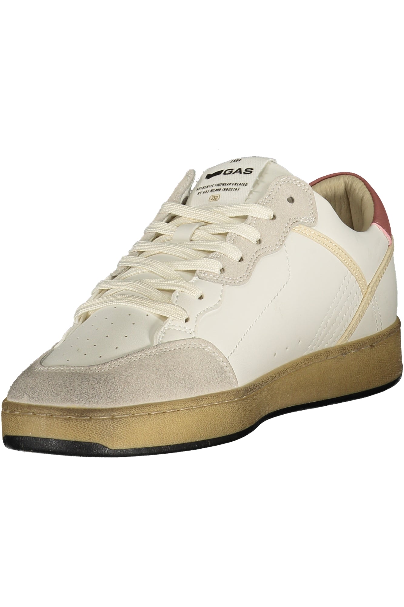 GAS Herren Sneaker – Sportschuh mit Schnürsenkeln, sportlich Weiß
