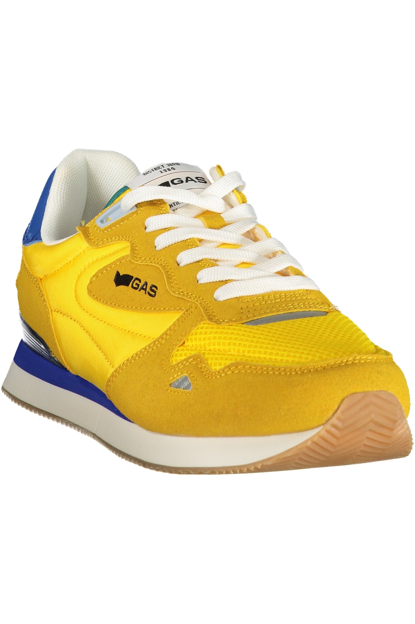 GAS Herren Sneaker – Sportschuh mit Schnürsenkeln, sportlich Gelb
