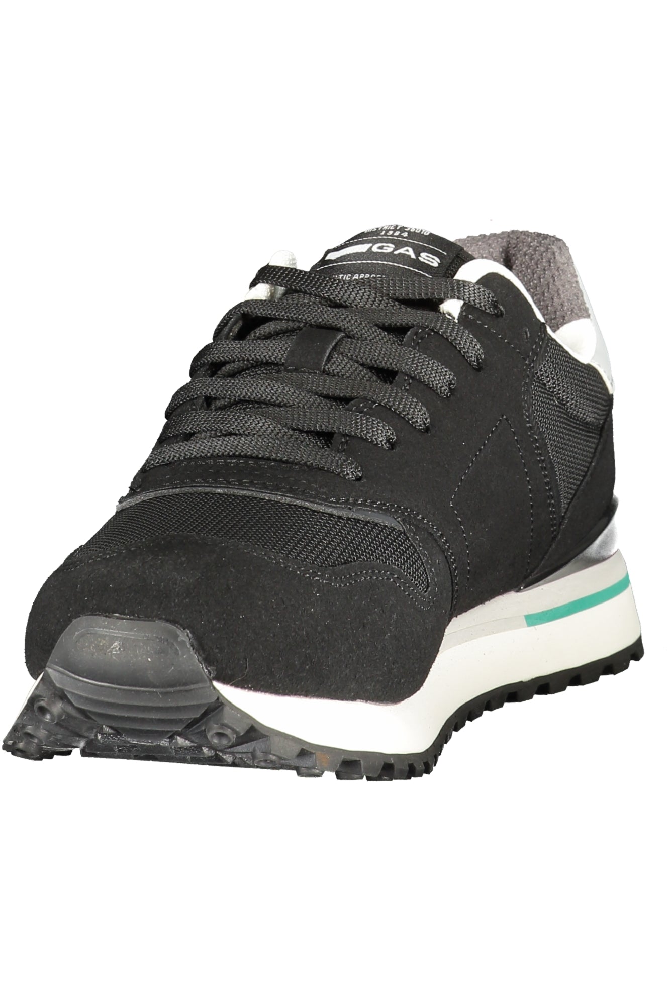 GAS Herren Sneaker – Sportschuh mit Schnürsenkeln, sportlich Schwarz