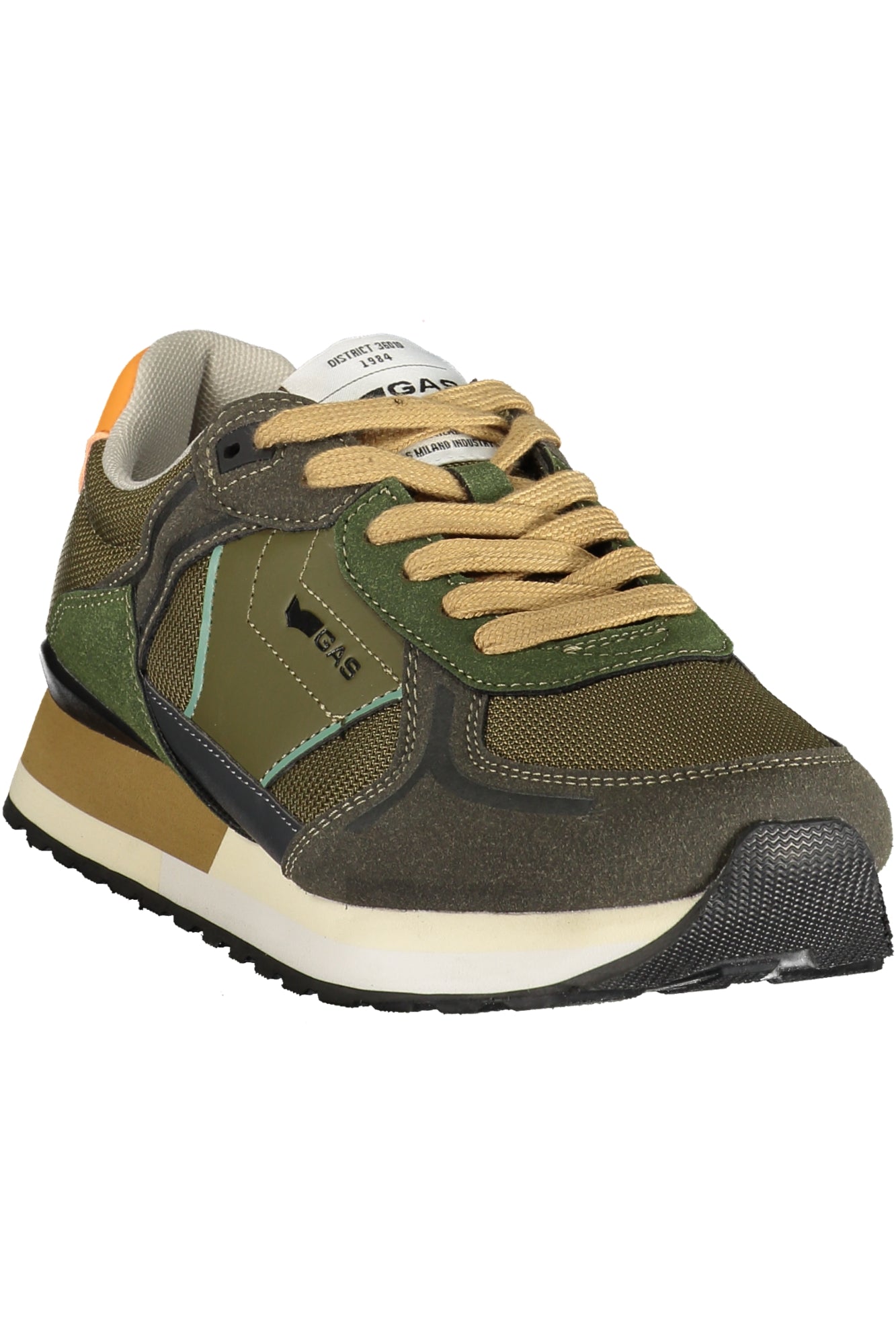 GAS Herren Sneaker – Sportschuh mit Schnürsenkeln, sportlich Grün