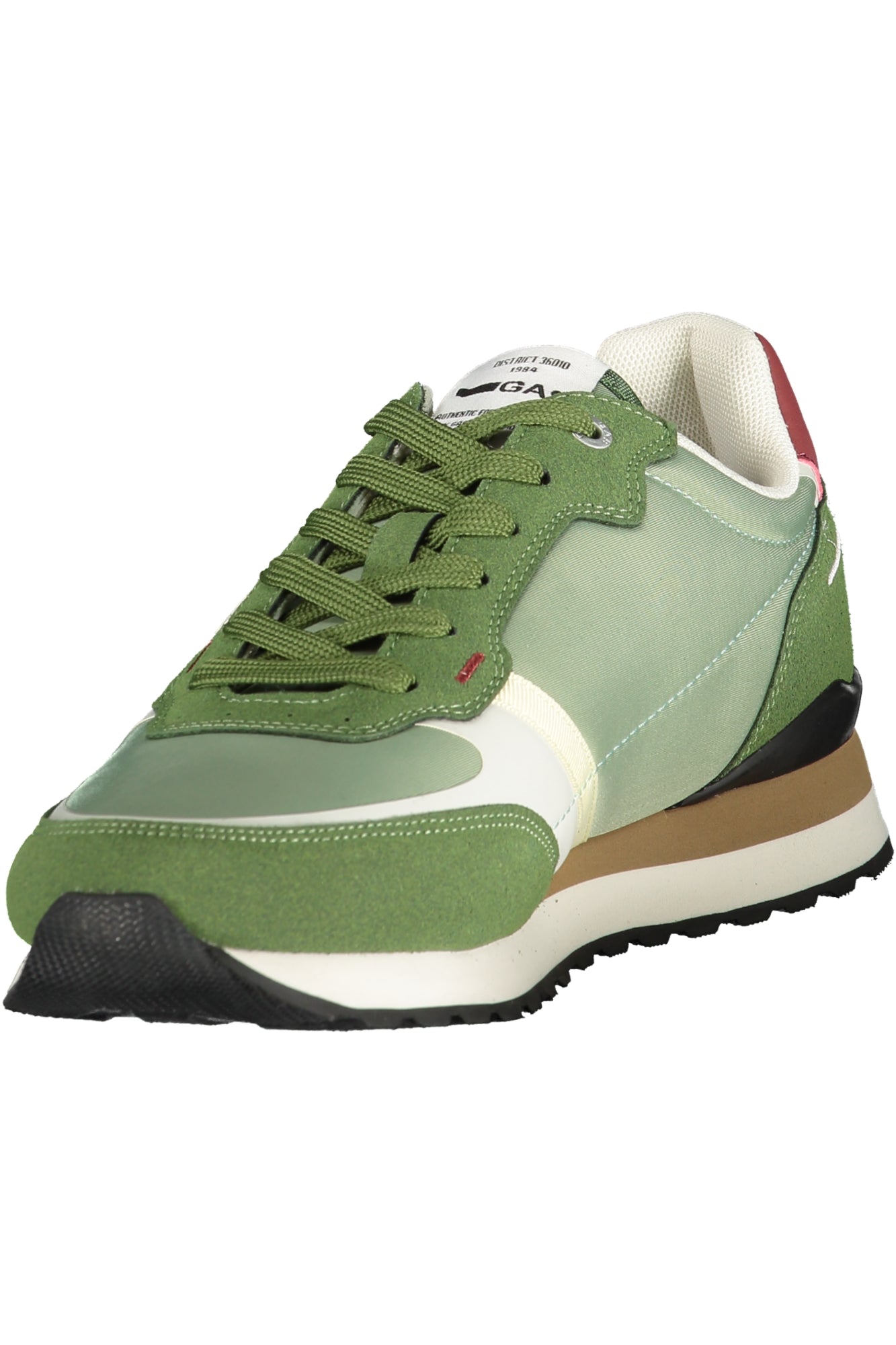 GAS Herren Sneaker – Sportschuh mit Schnürsenkeln, sportlich Grün