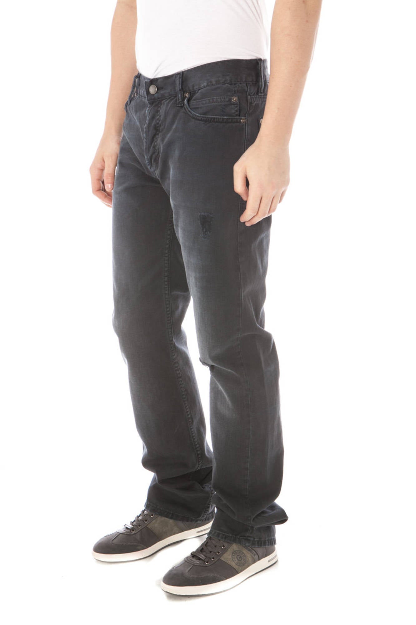 GIANFRANCO FERRÈ Herrenhose schwarz – 5-Taschen-Hose mit schmalem Bein | soulluna.de Schwarz