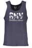 GIAN MARCO VENTURI Tanktop Herren – Blaues Baumwoll-Shirt für Sommer Blau