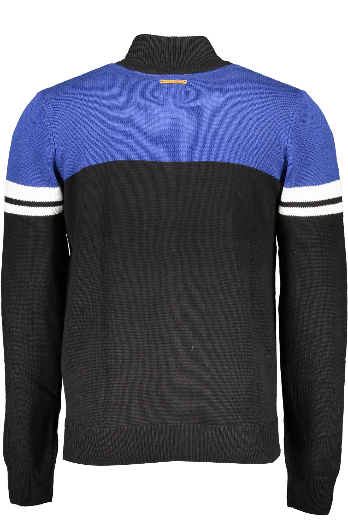 GIAN MARCO VENTURI Cardigan Herren – Schwarzer Langarm-Cardigan mit Reißverschluss Schwarz