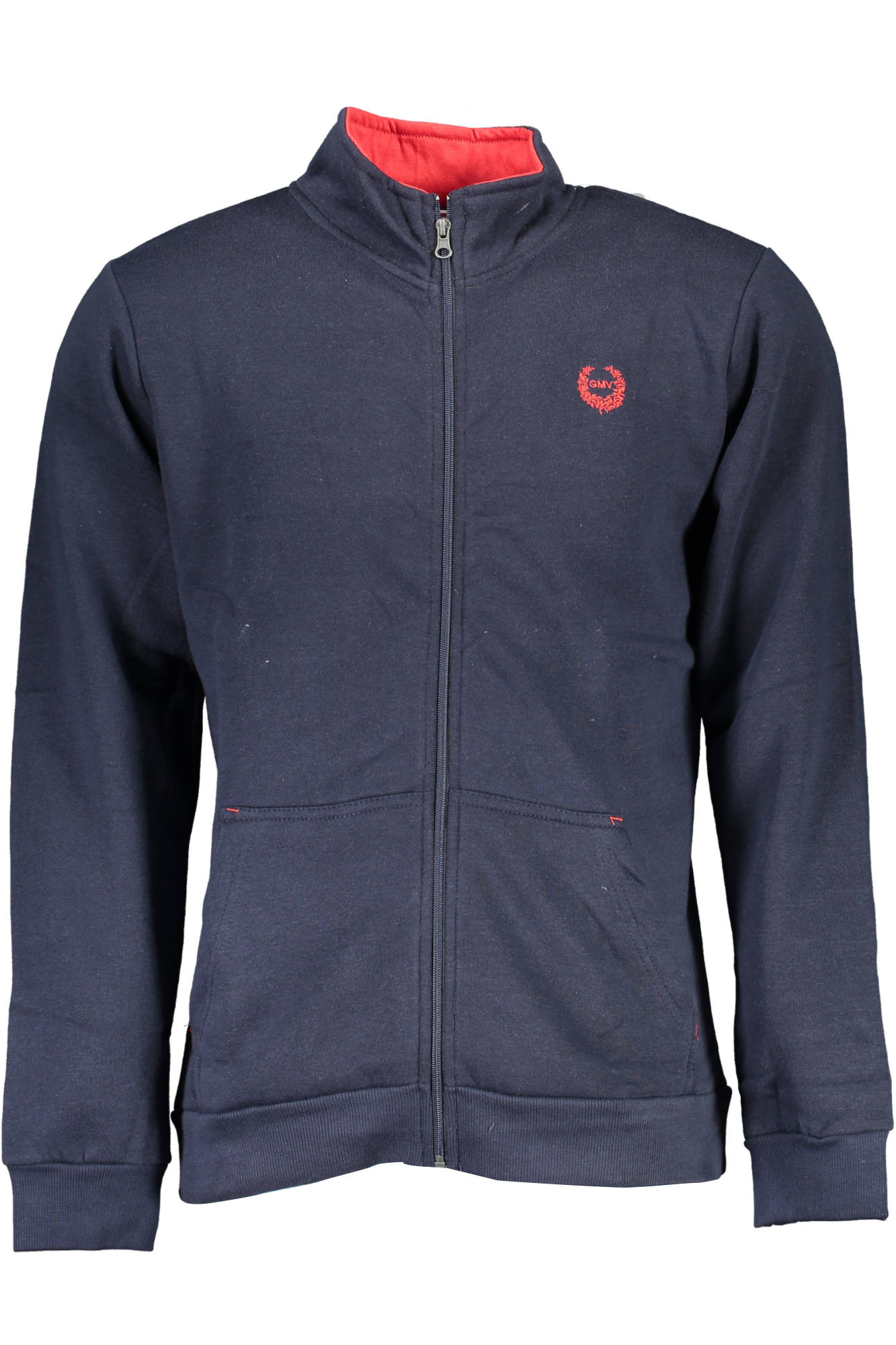 GIAN MARCO VENTURI Sweatshirt Herren Blau Mit Reißverschluss – Warmes Langarm-Sweatshirt Blau