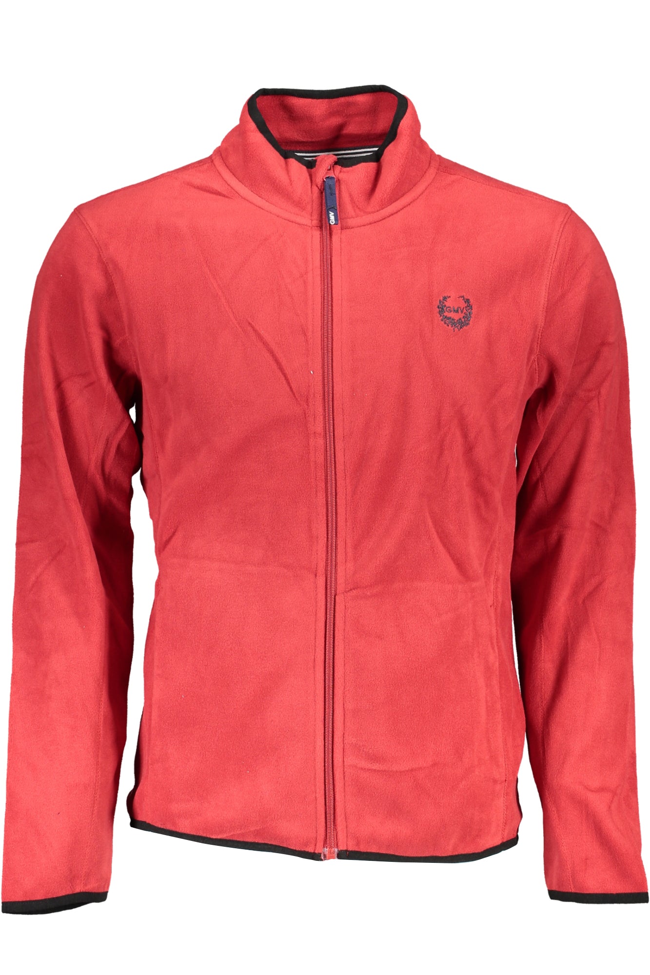 GIAN MARCO VENTURI Herren Sweatshirt – mit Taschen Rot