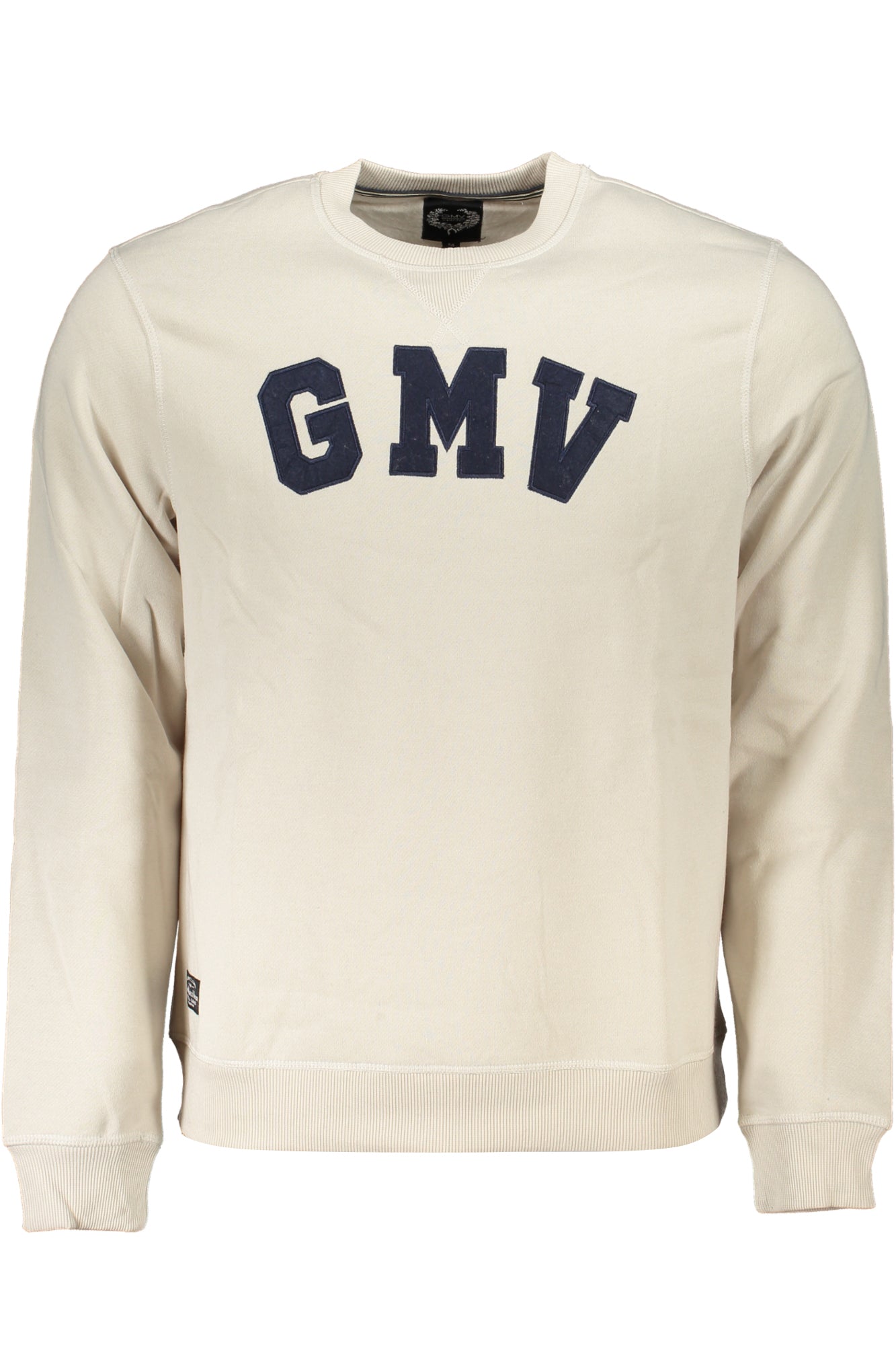 Gian Marco Venturi Sweatshirt Herren mit Reißverschluss – Weißes Fleece für Herbst/Winter Weiß