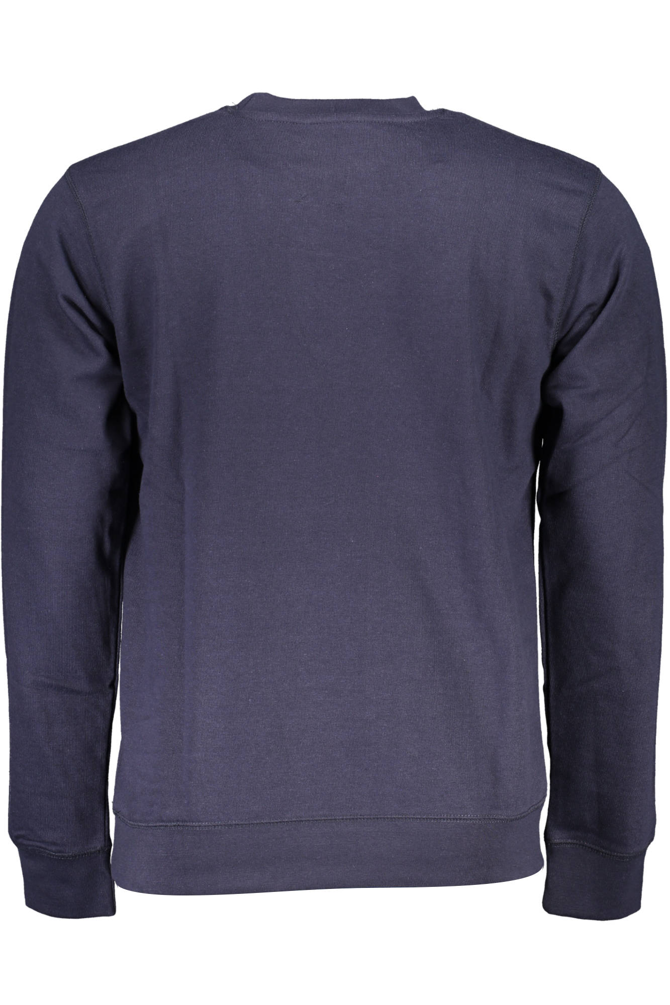 Gian Marco Venturi Sweatshirt Herren Blau – Gebürstetes Baumwoll-Sweatshirt ohne Reißverschluss Blau