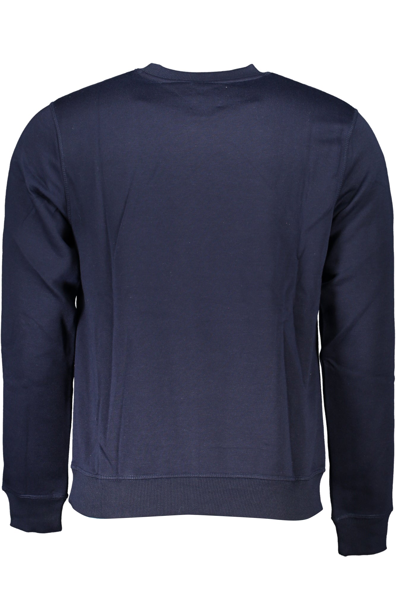 Gian Marco Venturi Sweatshirt Herren mit Reißverschluss – Weißes Fleece für Herbst/Winter Blau