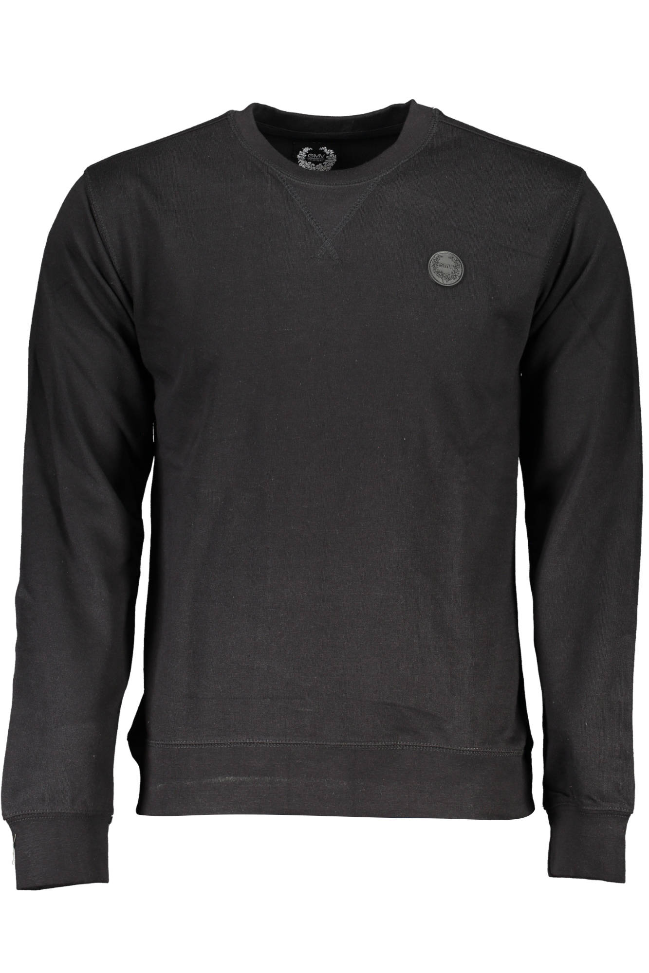 GIAN MARCO VENTURI Sweatshirt Herren – Gebürstetes Baumwoll-Mix Sweatshirt für Frühjahr/Sommer Schwarz