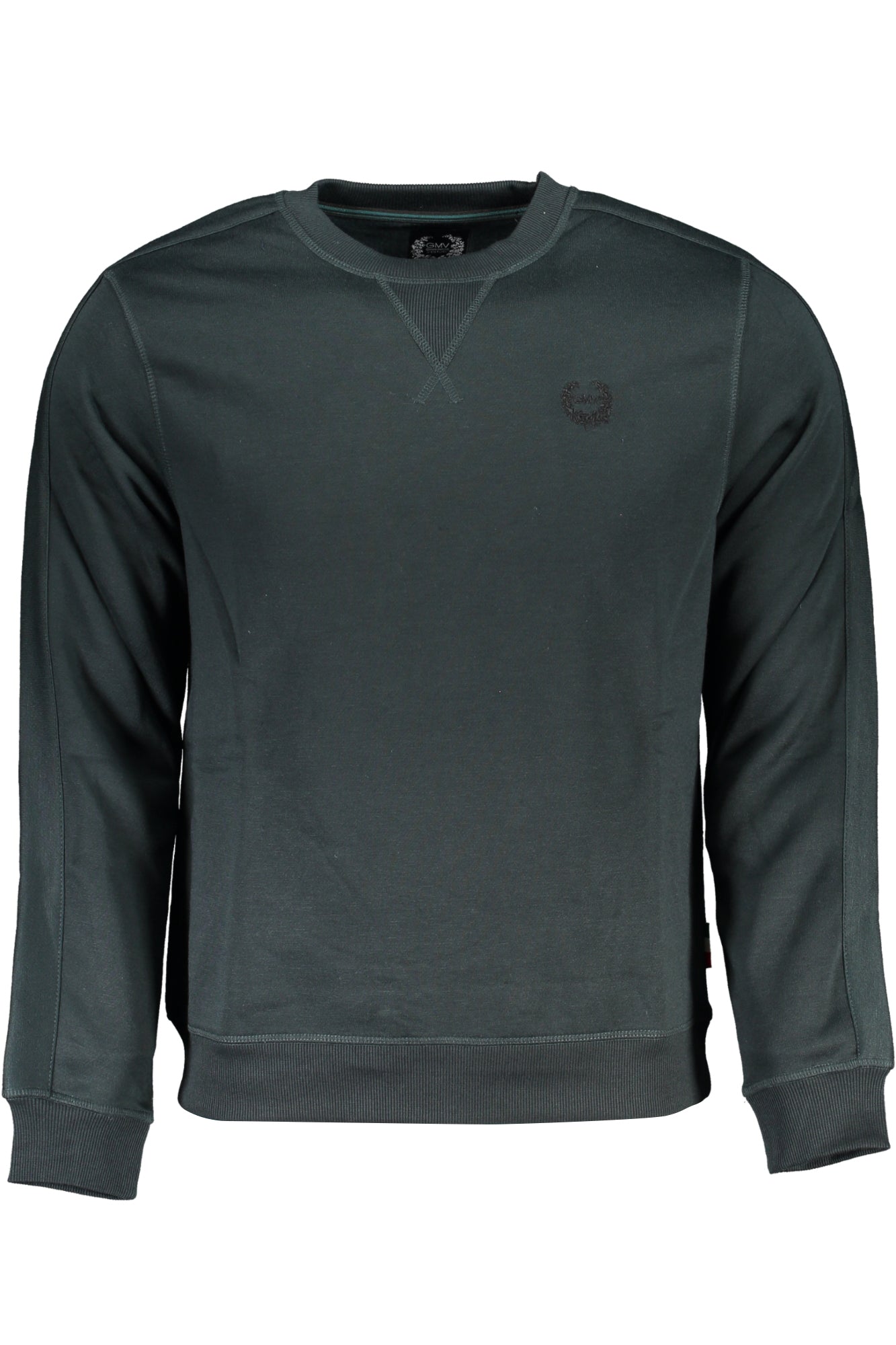 GIAN MARCO VENTURI Sweatshirt Herren mit Reißverschluss – Fleece-Qualität für Herbst/Winter Grün