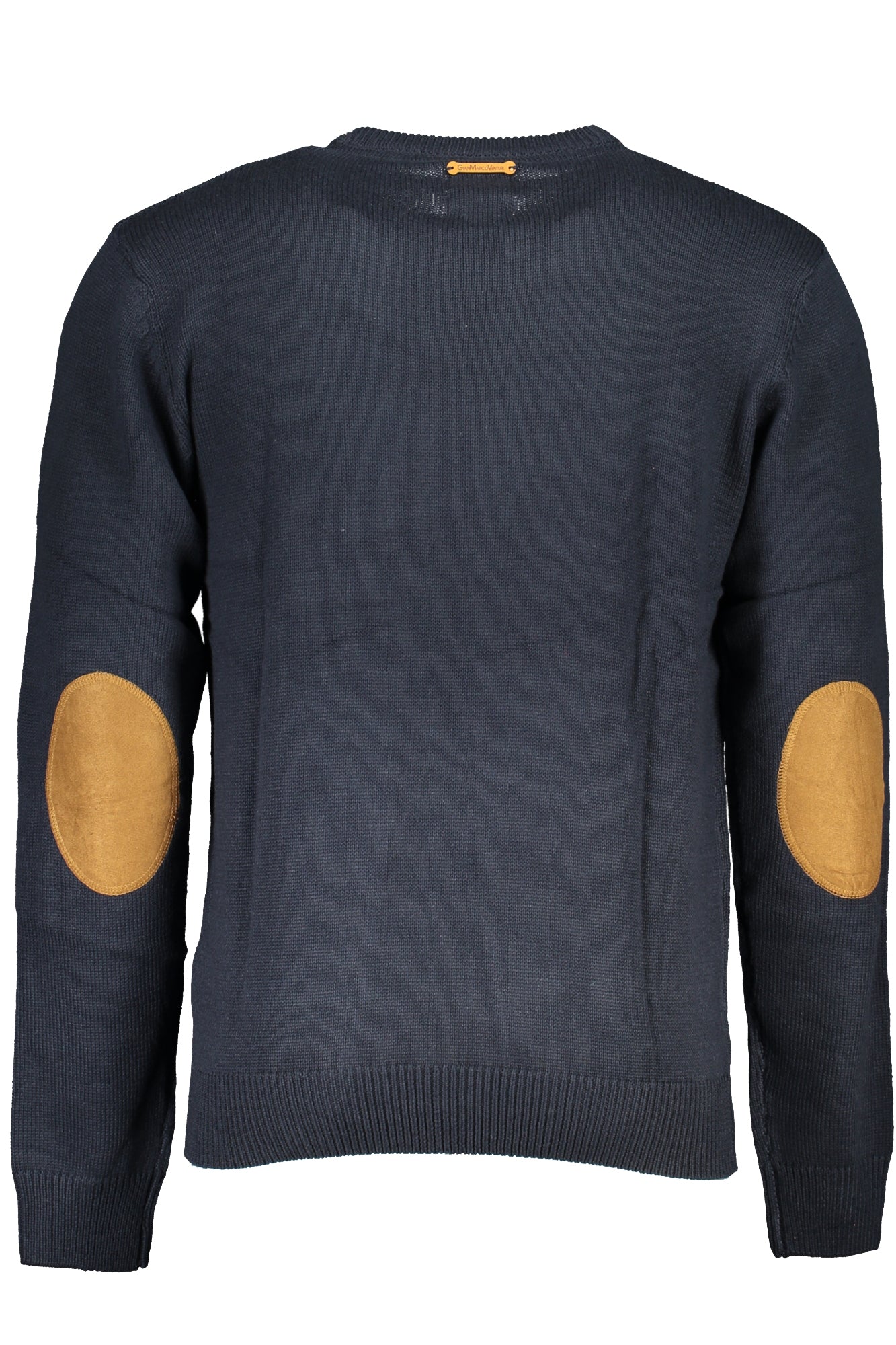 Gian Marco Venturi Pullover Herren – Grüner Langarm-Pullover mit Stickerei Blau