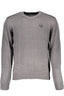 GIAN MARCO VENTURI Grauer Pullover Herren – Warme Strickjacke für Herbst/Winter Grau