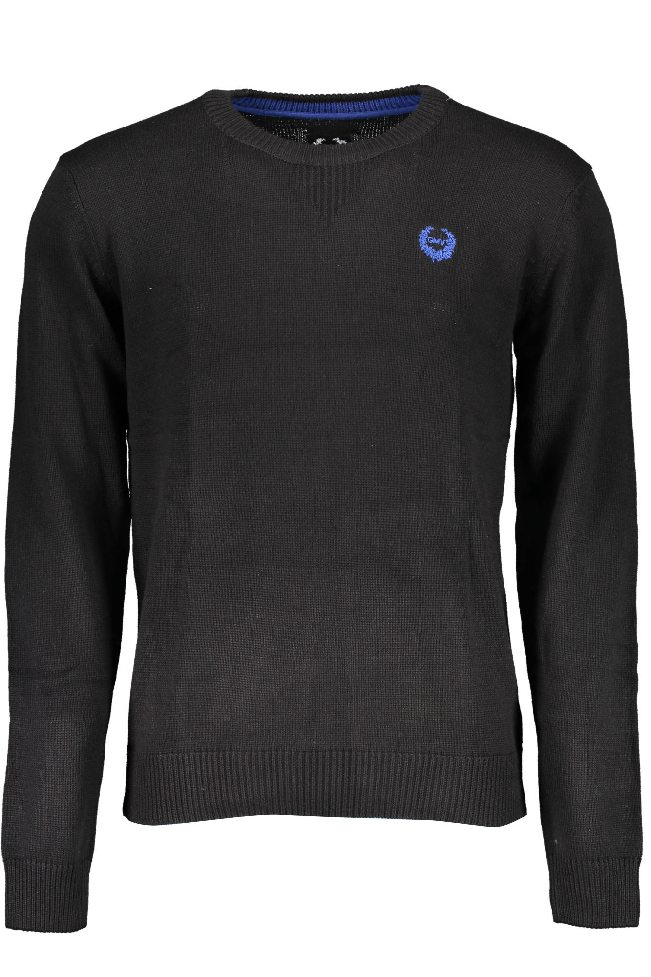 GIAN MARCO VENTURI Grauer Pullover Herren – Warme Strickjacke für Herbst/Winter Schwarz