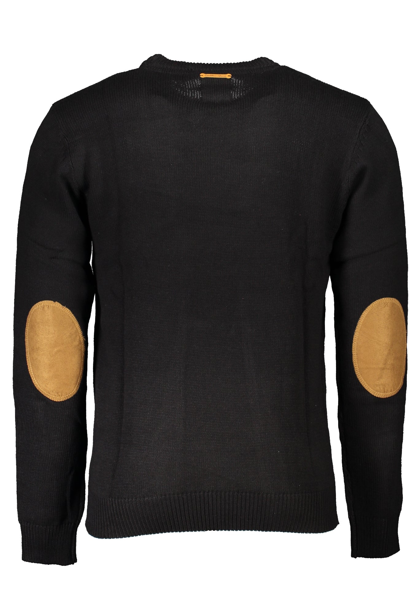 Gian Marco Venturi Pullover Herren – Grüner Langarm-Pullover mit Stickerei Schwarz