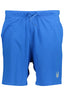 GIAN MARCO VENTURI Herren-Shorts Grau – Sportliche Jogginghose mit elastischem Bund Blau