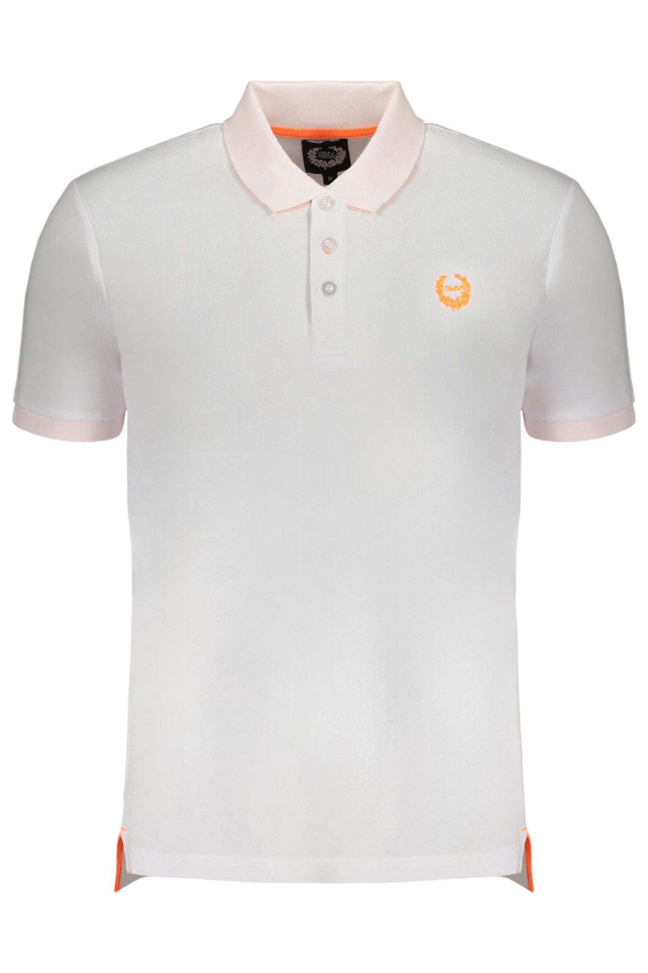 GIAN MARCO VENTURI Poloshirt Herren – Kurzärmliges Polohemd in Blau mit Logo-Stickerei Weiß