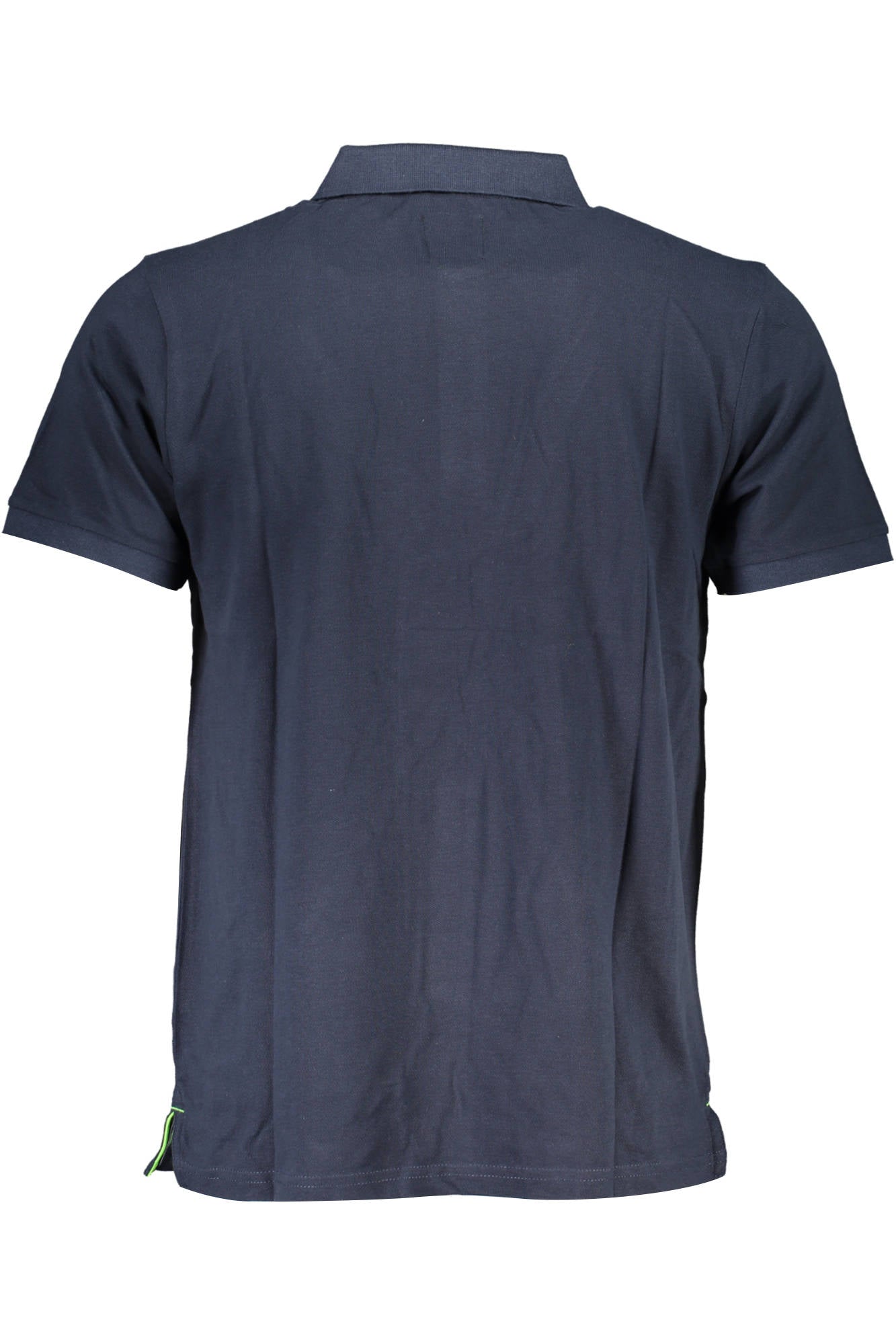 GIAN MARCO VENTURI Poloshirt Herren – Kurzarm Polo Blau mit Stickerei | soulluna.de Blau