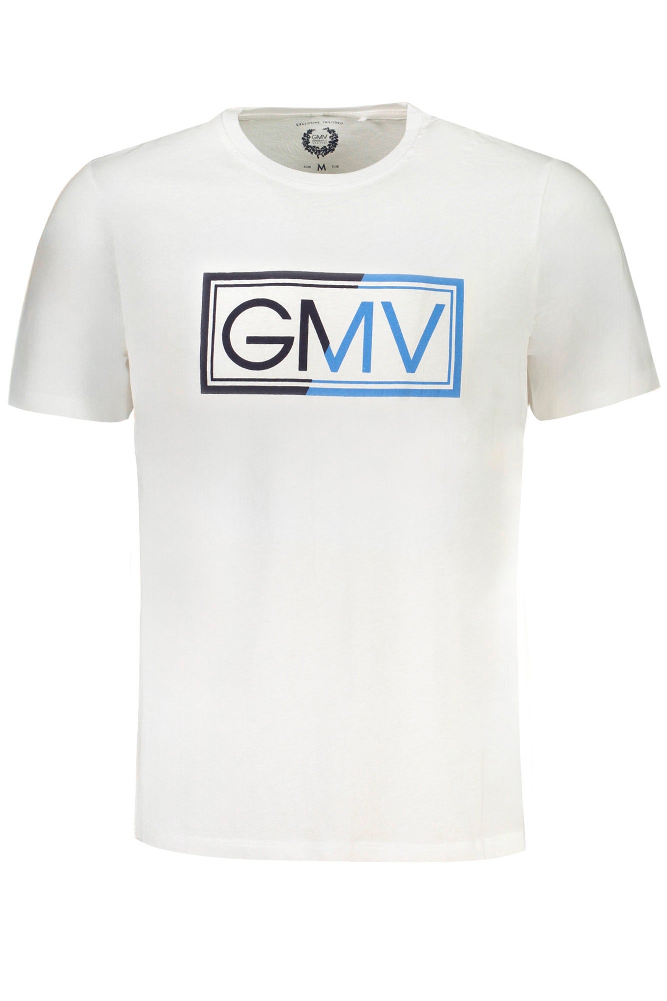 GIAN MARCO VENTURI Herren T-Shirt Kurzarm Rot – 100% Baumwolle für Sommer Weiß