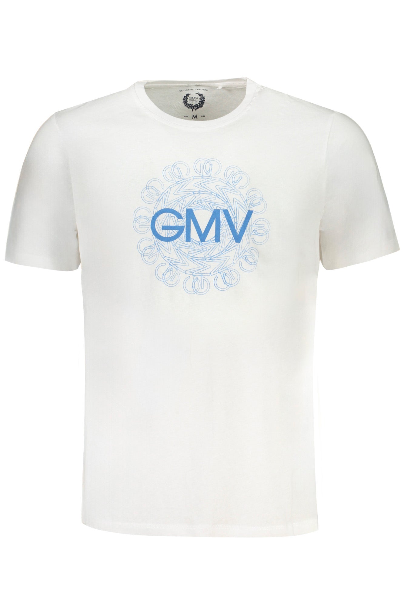 GIAN MARCO VENTURI Herren T-Shirt Kurzarm Rot – 100% Baumwolle für Sommer Weiß